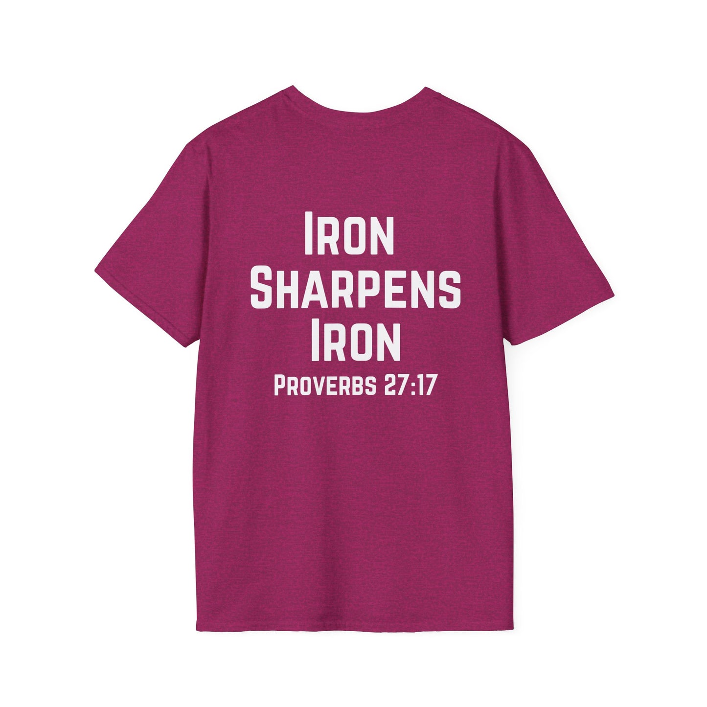 Christian Workout T-Shirt, Inspirational Bible Verse Fitness Tee, Religious Gym Apparel, Unisex Softstyle Shirt, Christian Athlete Clothing