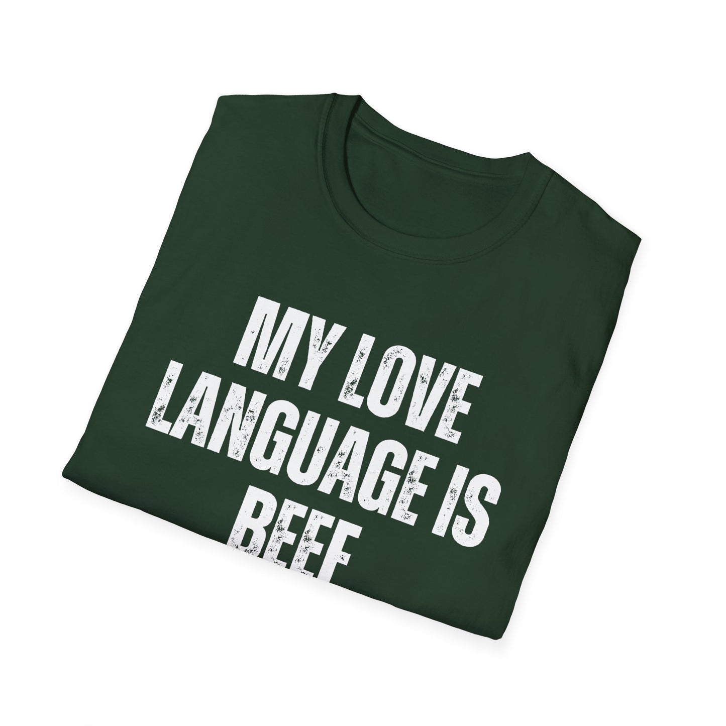 My Love Language is BEEF Tshirt for Carnivore Diet Shirt for Chef gift for Dad gifts for Husband gift for Boyfriend present for Christmas