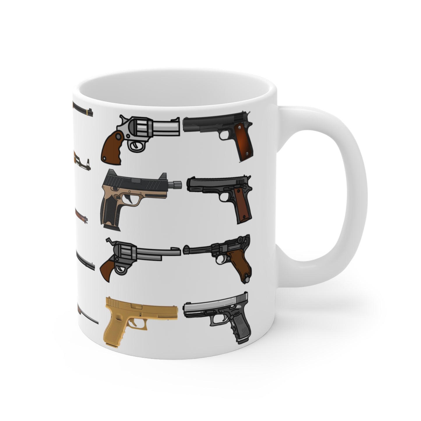 Gun Range Coffee Mug for Gun Lover gift for Gun Enthusiast Gift For Him - Rifle Mug - Pistol Mug - Republican Mug 11oz