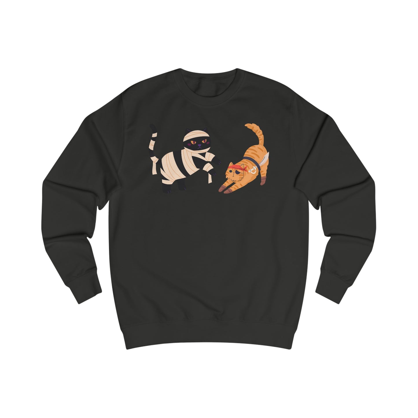 Funny Cat Sweathsirt for Halloween gifts for Cat Lady gift for Cat Lover Sweatshirts for Cat Mom gifts for Her Spooky Sweatshirt Mummy Cats