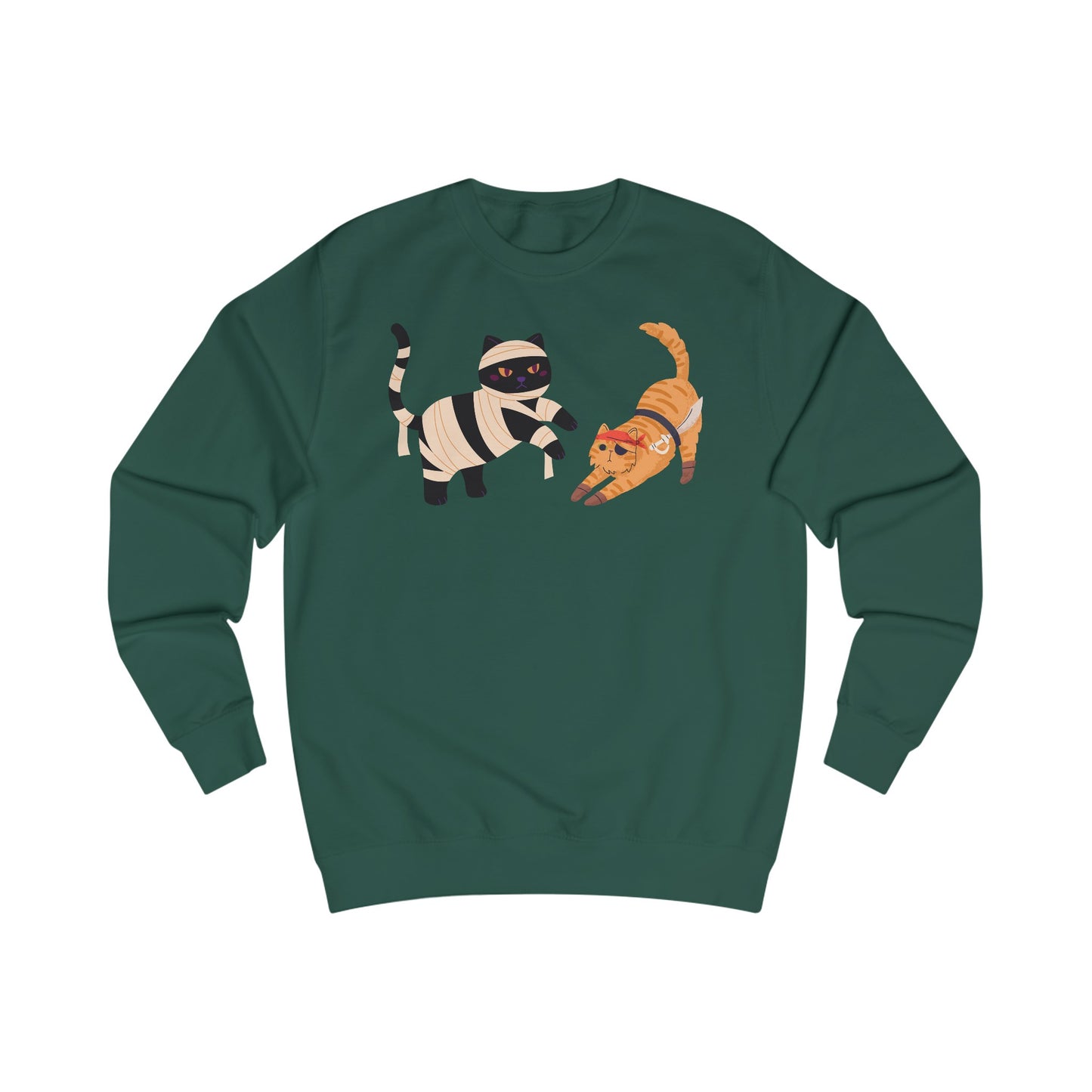 Funny Cat Sweathsirt for Halloween gifts for Cat Lady gift for Cat Lover Sweatshirts for Cat Mom gifts for Her Spooky Sweatshirt Mummy Cats