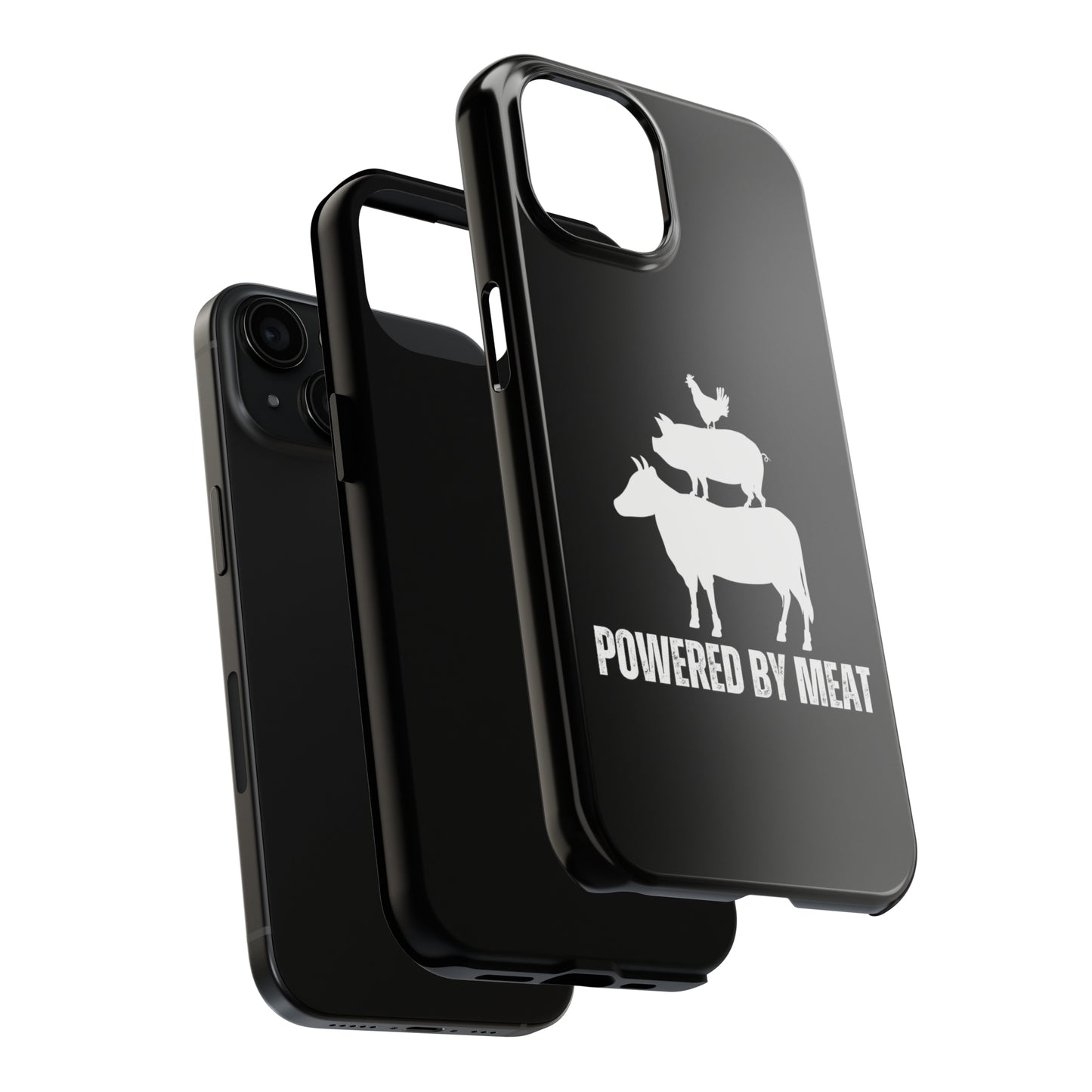 Carnivore Phone Case Powered By Meat Funny Phone case for Carnivore gift for Lion Lover gift for him or her