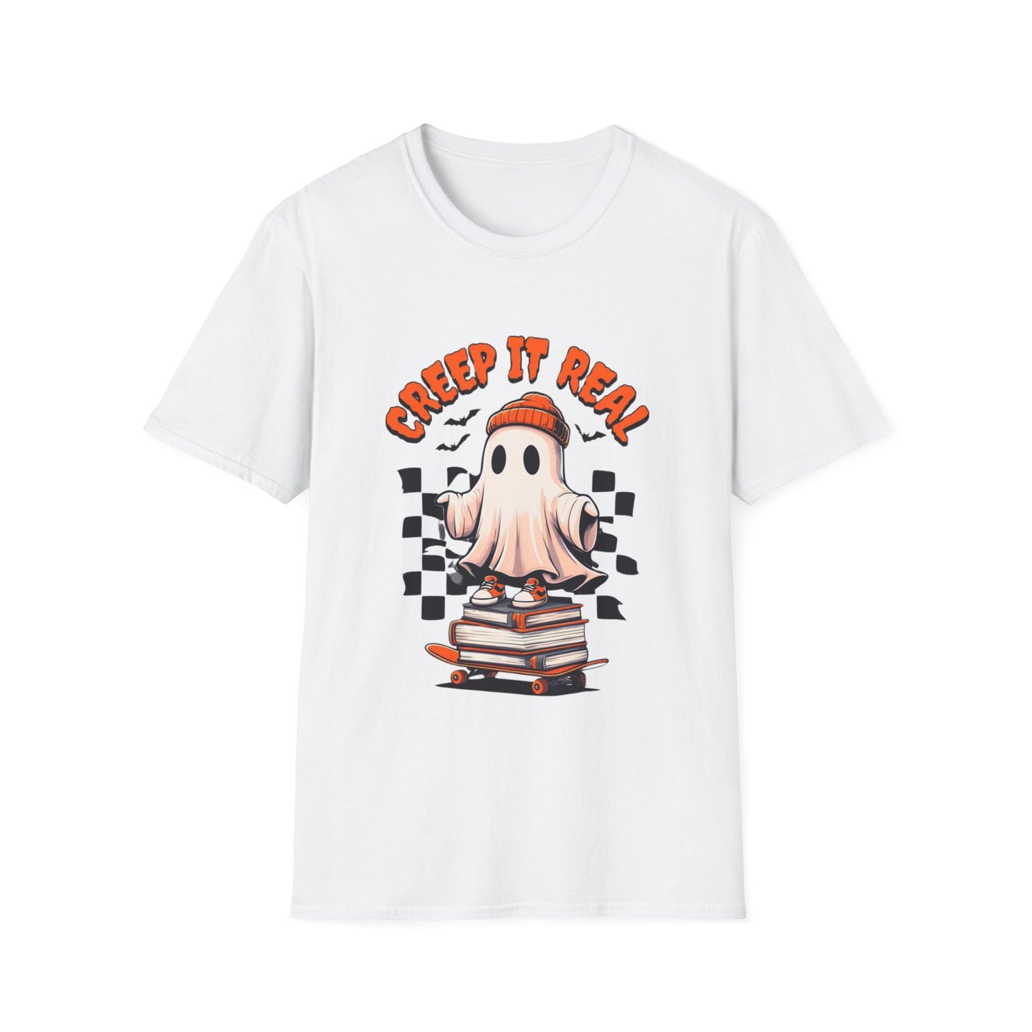 Book Halloween Shirt Ghost Halloween Tshirt Shost T-shirt for Halloween Party T Shirt for Halloween gifts for spooky season Fall t-shirts