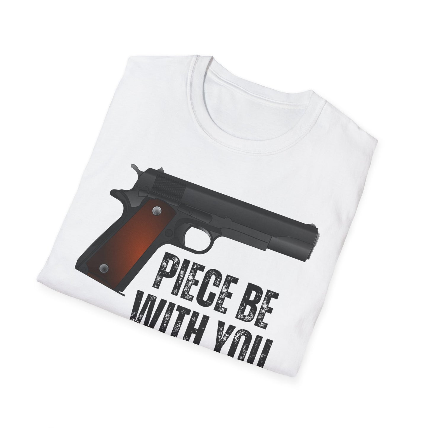 Piece Be With You T-shirts Pistol T Shirt - Funny Shirt for Gun Enthusiast gift for Gun Lover gift for Pro Gun T-shirt for Him - Gifts for Dad - Gift for Him