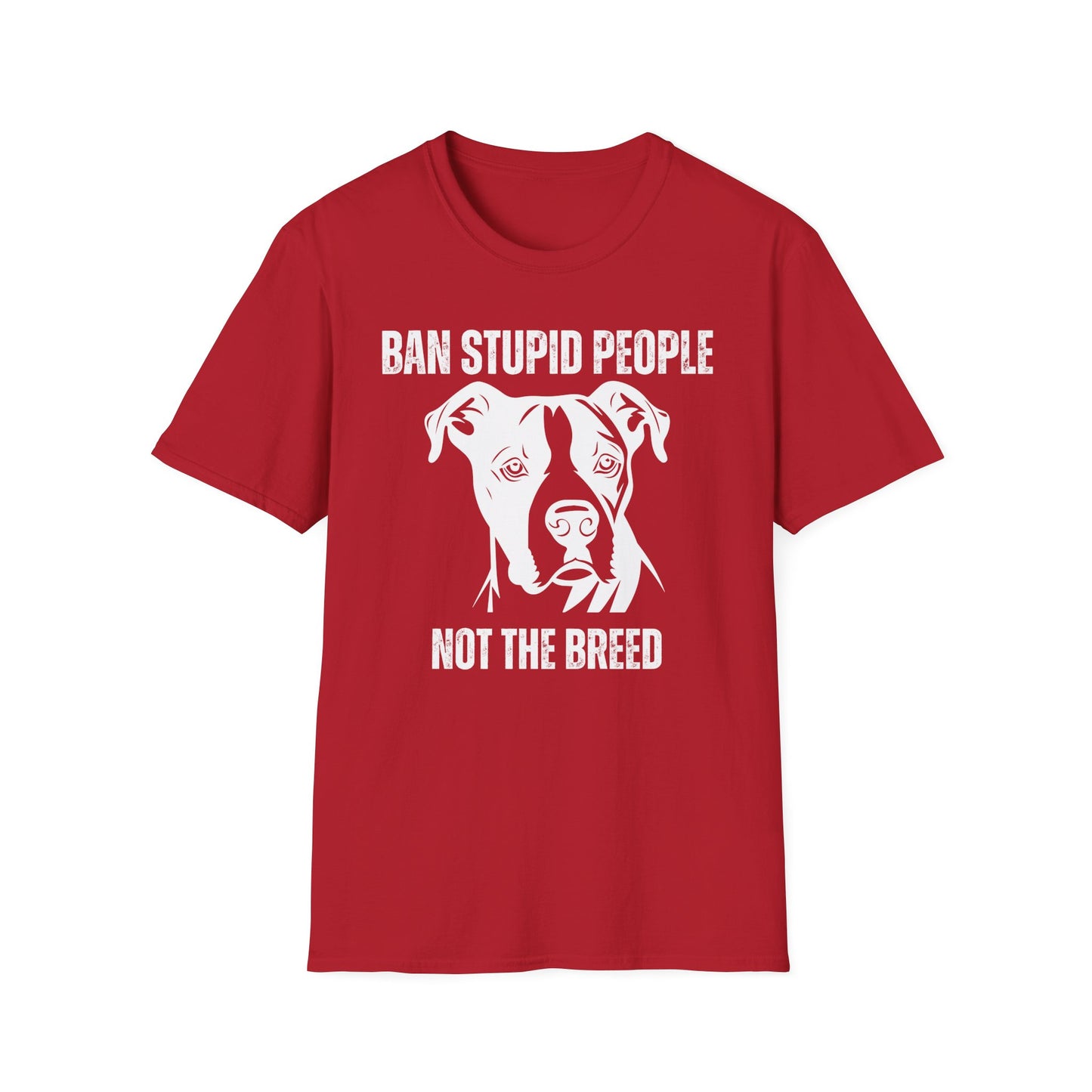 Pit Bull Lover TShirt for Pit Bull Mom gifts for Dog Lover gift for Pit Bull Awareness T-shirts Ban Stupid People Not The Breed Shirt
