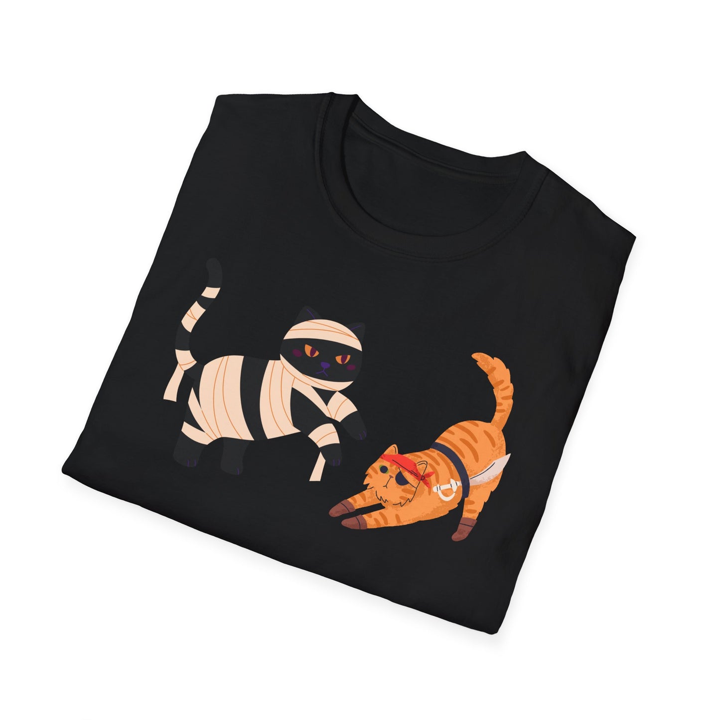 Halloween cats Shirt for Halloween Mumy Tshirt Spooky Season Cat Tee Halloween Cute Women Outfit Halloween Gift for Cat Lovers Funny tee