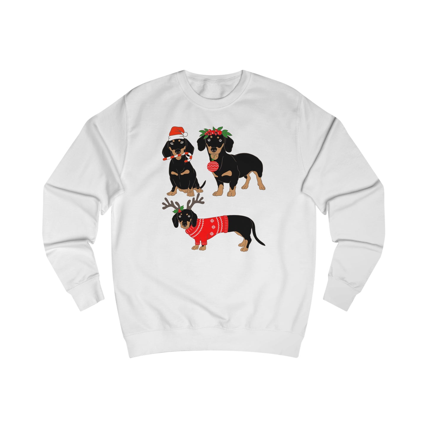 Dachshund Sweatshirt for Christmas presents for Weiner Dog Lover gift forDachshund Mom gift for Dog Dad Sweatshirts for Christmas presents