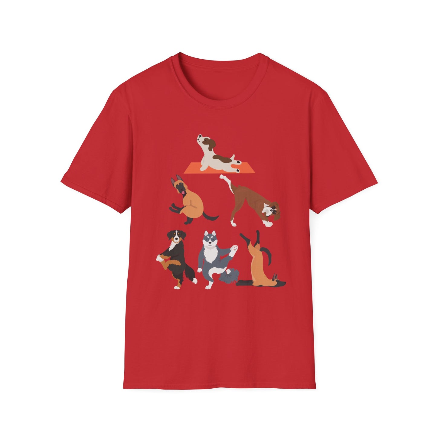 Yoga Dogs T-shirt Dog Yoga Shirt Funny Dog T-shirt for Dog Lover gift for Yoga Lover Gift Funny Yoga T Shirt Cute Dogs Doing Yoga Shirt