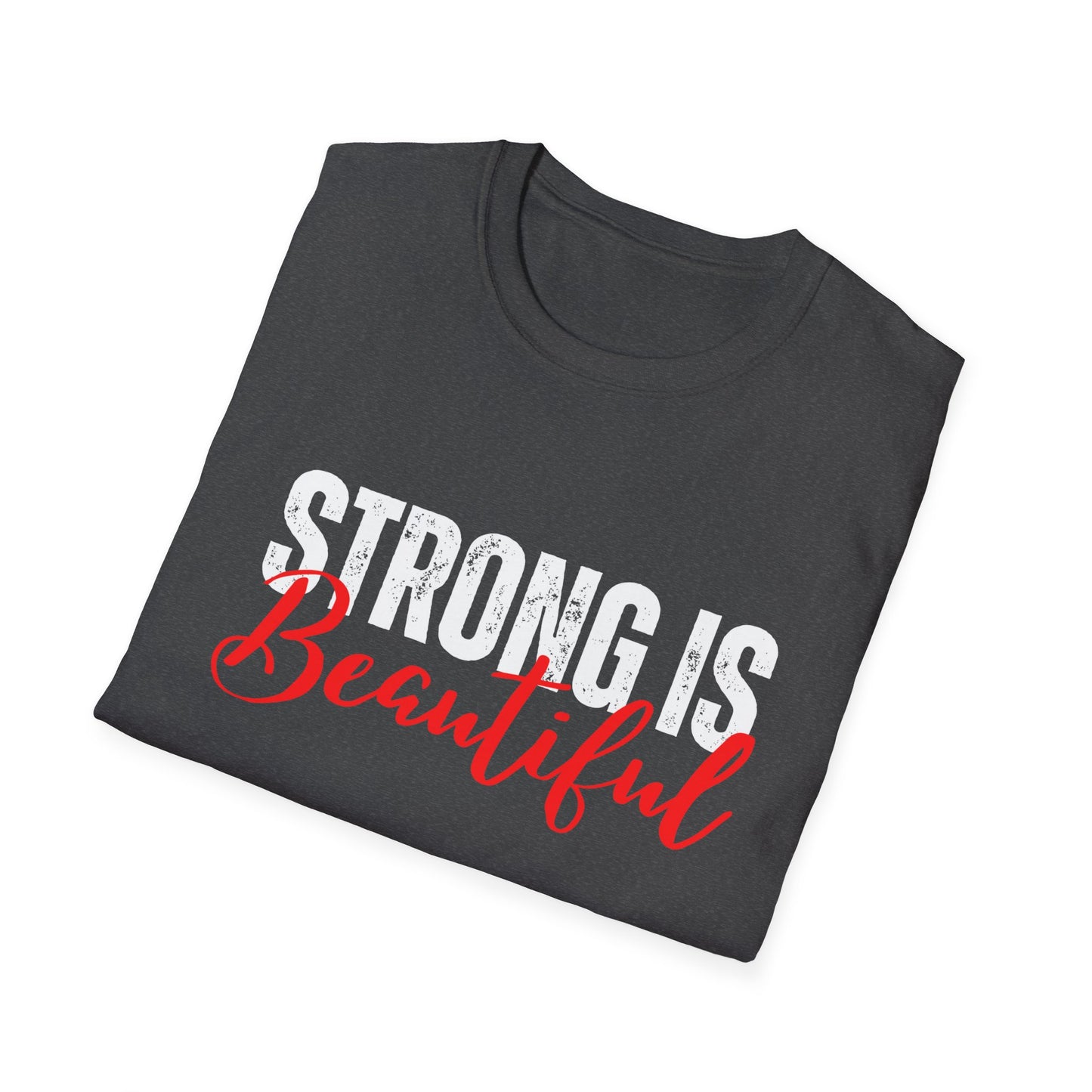 Strong is Beautiful Workout Shirt for Fitness Lover gift for Gym T-shirt for Workout Lover gift for Her Weightlifting Tee Powerlifting