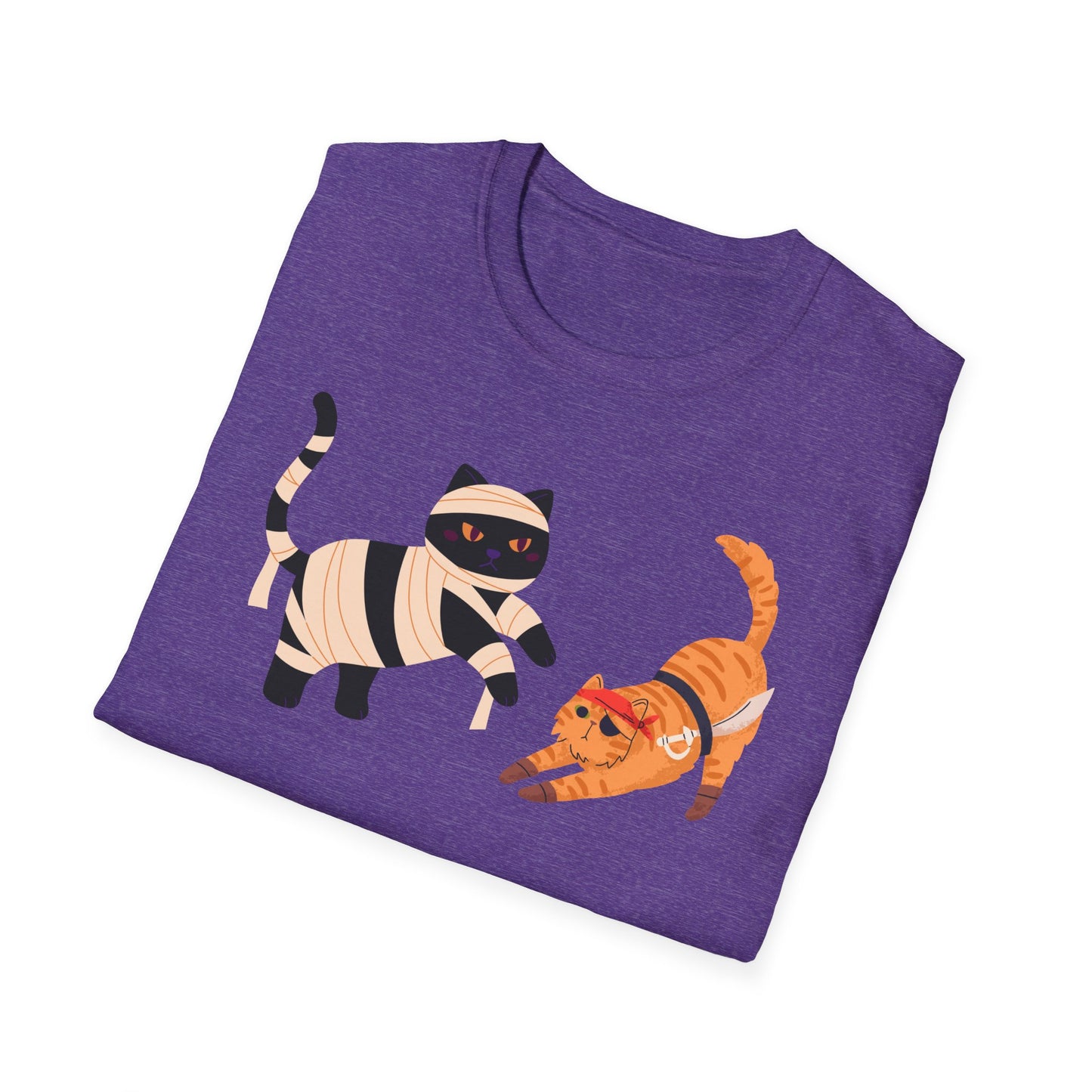 Halloween cats Shirt for Halloween Mumy Tshirt Spooky Season Cat Tee Halloween Cute Women Outfit Halloween Gift for Cat Lovers Funny tee