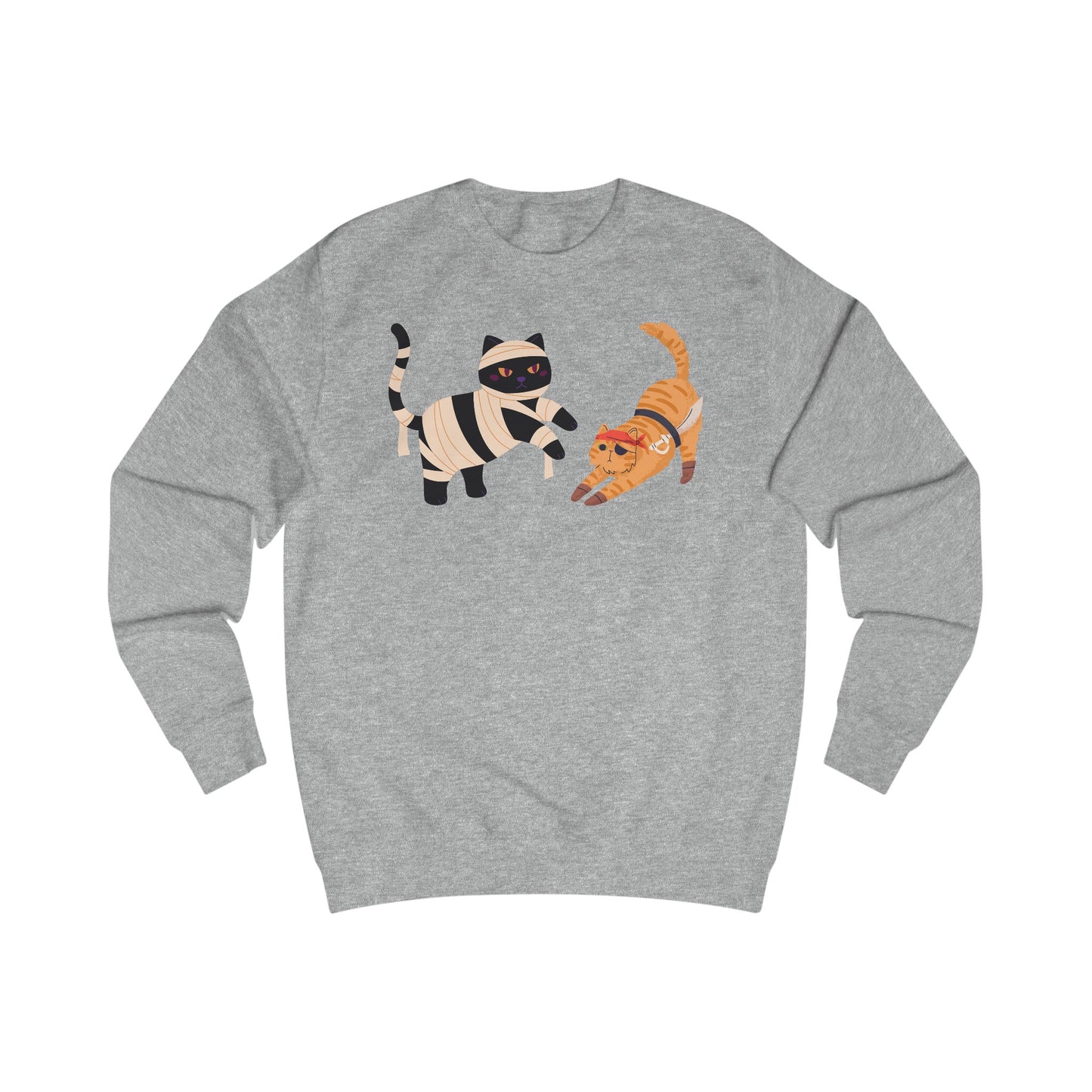 Funny Cat Sweathsirt for Halloween gifts for Cat Lady gift for Cat Lover Sweatshirts for Cat Mom gifts for Her Spooky Sweatshirt Mummy Cats