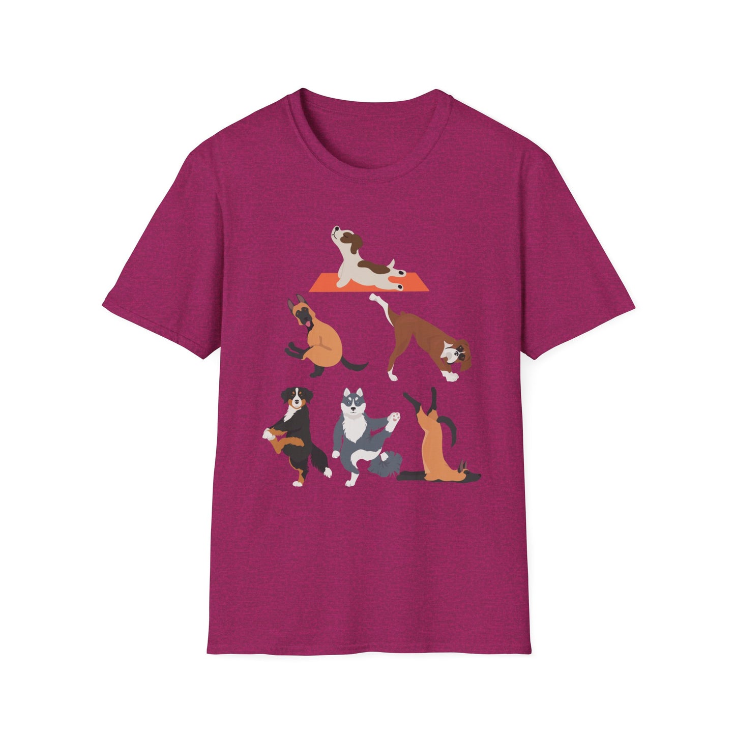 Yoga Dogs T-shirt Dog Yoga Shirt Funny Dog T-shirt for Dog Lover gift for Yoga Lover Gift Funny Yoga T Shirt Cute Dogs Doing Yoga Shirt