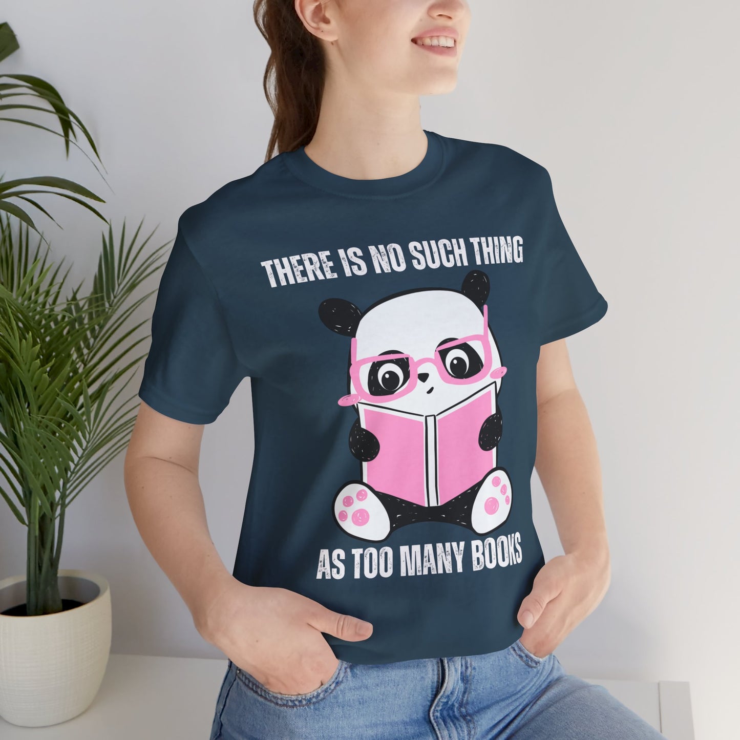 Panda Reading a Book T Shirt - Love Reading Books Shirt for Book Lover T-shirt gift for Panda Lover - Reading Panda