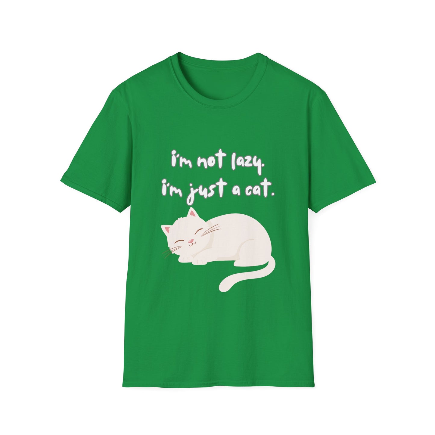 Cat T-shirt for Cat Lover gift for Cat Lovers Cute Cat T shirt Funny Graphic Cat Tee I'm Not Lazy! I'm Just A Cat!
