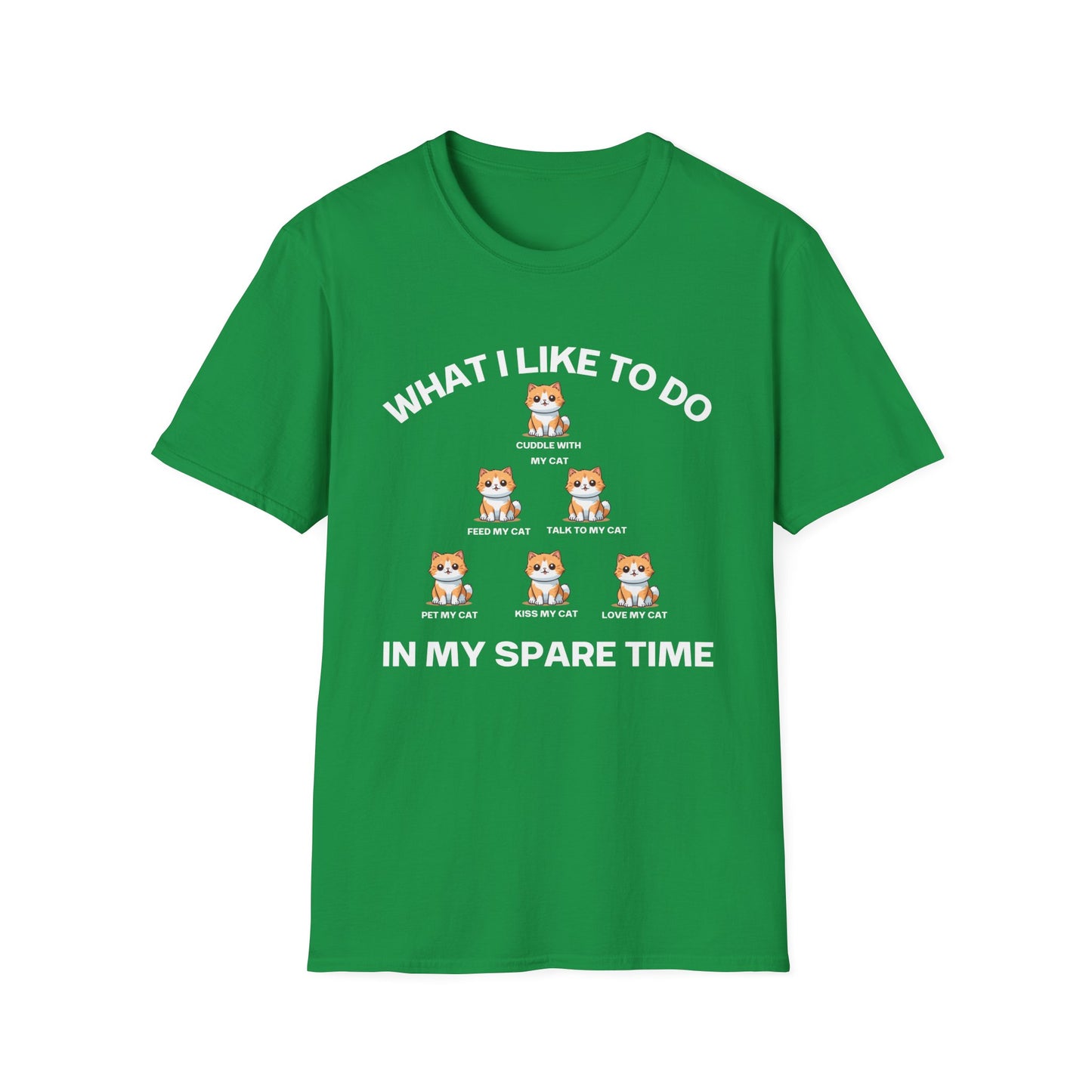 Cat Enthusiast Shirt What I Like To Do In My Spare Time Funny Cats T-shirt for Cat Lovers gifts for Kitty Lover gift Cat Lady Cat Dad Shirts