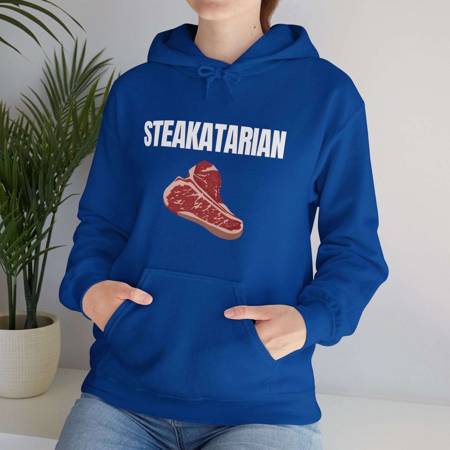 Steak Hoodie for Steak Lover Gift for Meat Lover Gift for Carnivore Heavy Thick Hoodie STEAKATARIAN