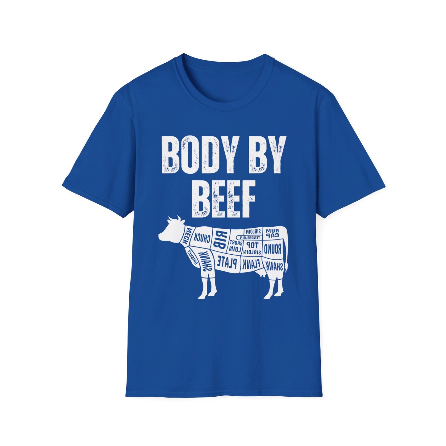 Carnivore Shirt BODY BY BEEF T Shirts Funny Meat Shirt for Carnivore Diet gift for Beef Lover T-shirt BBQ gift for Grilling T-shirts