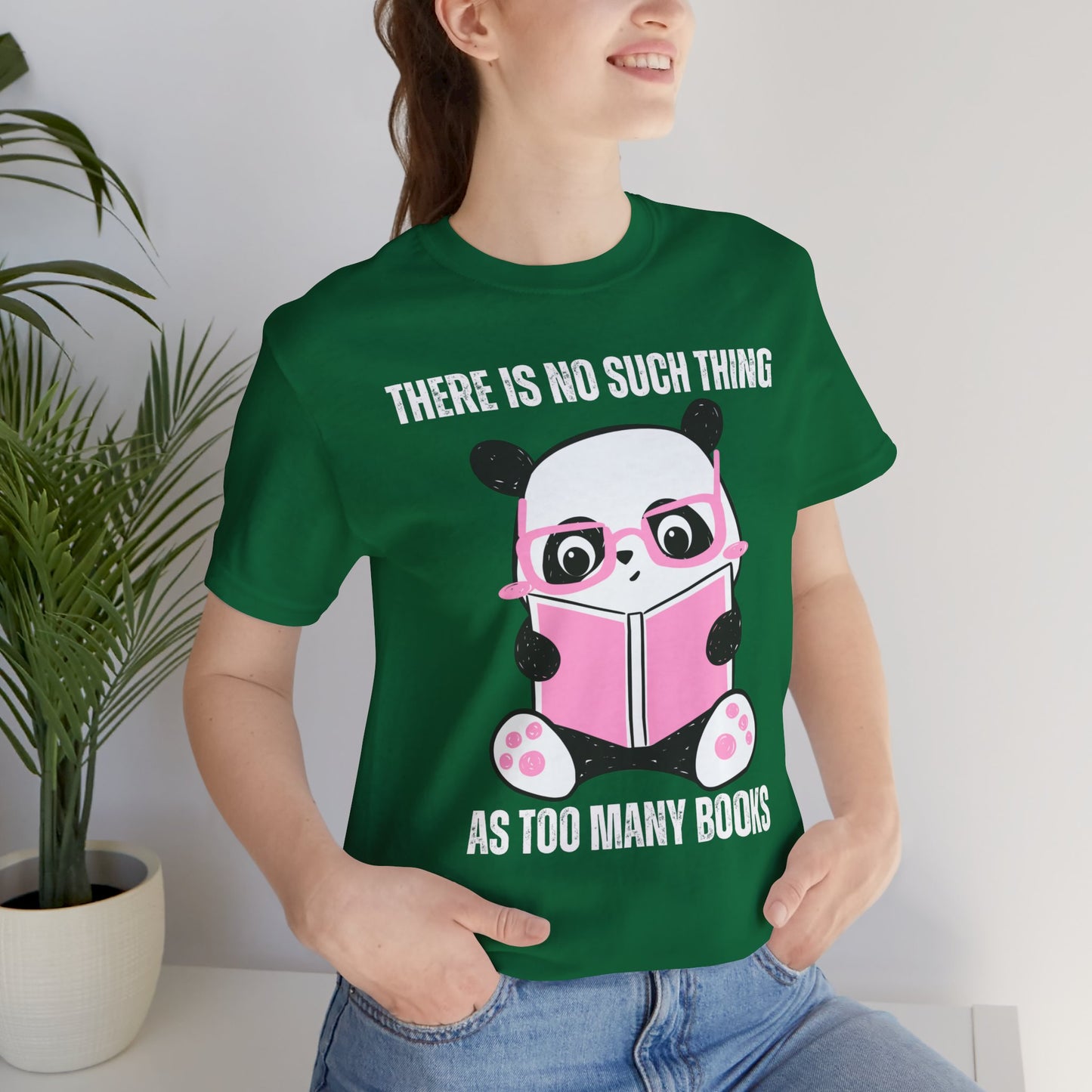 Panda Reading a Book T Shirt - Love Reading Books Shirt for Book Lover T-shirt gift for Panda Lover - Reading Panda