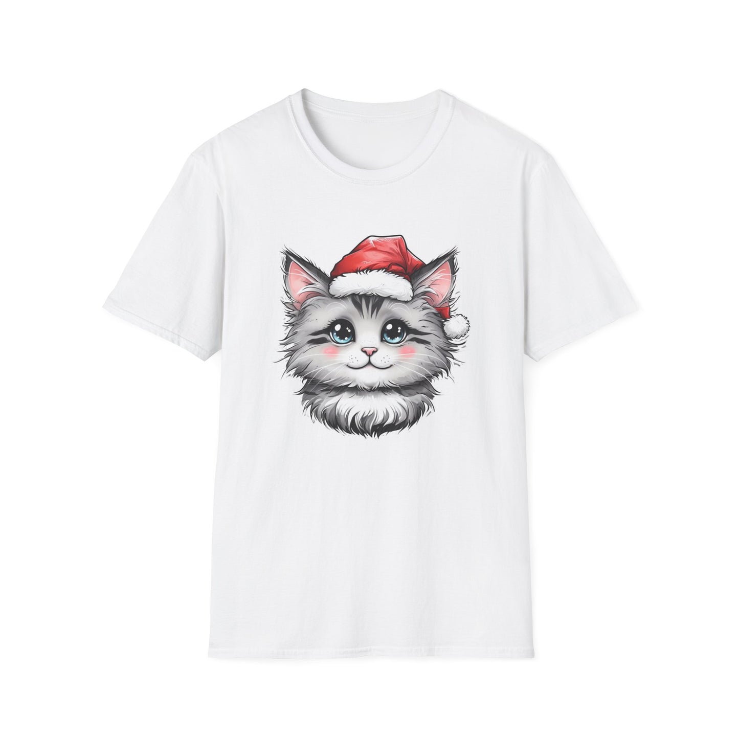 Kitten Christmas Tee Shirt First Time Cat Owner TShirt for Kitty T-shirts for Cat Moms present for Christmas Kitty T-shirt for Cat Owner Tee