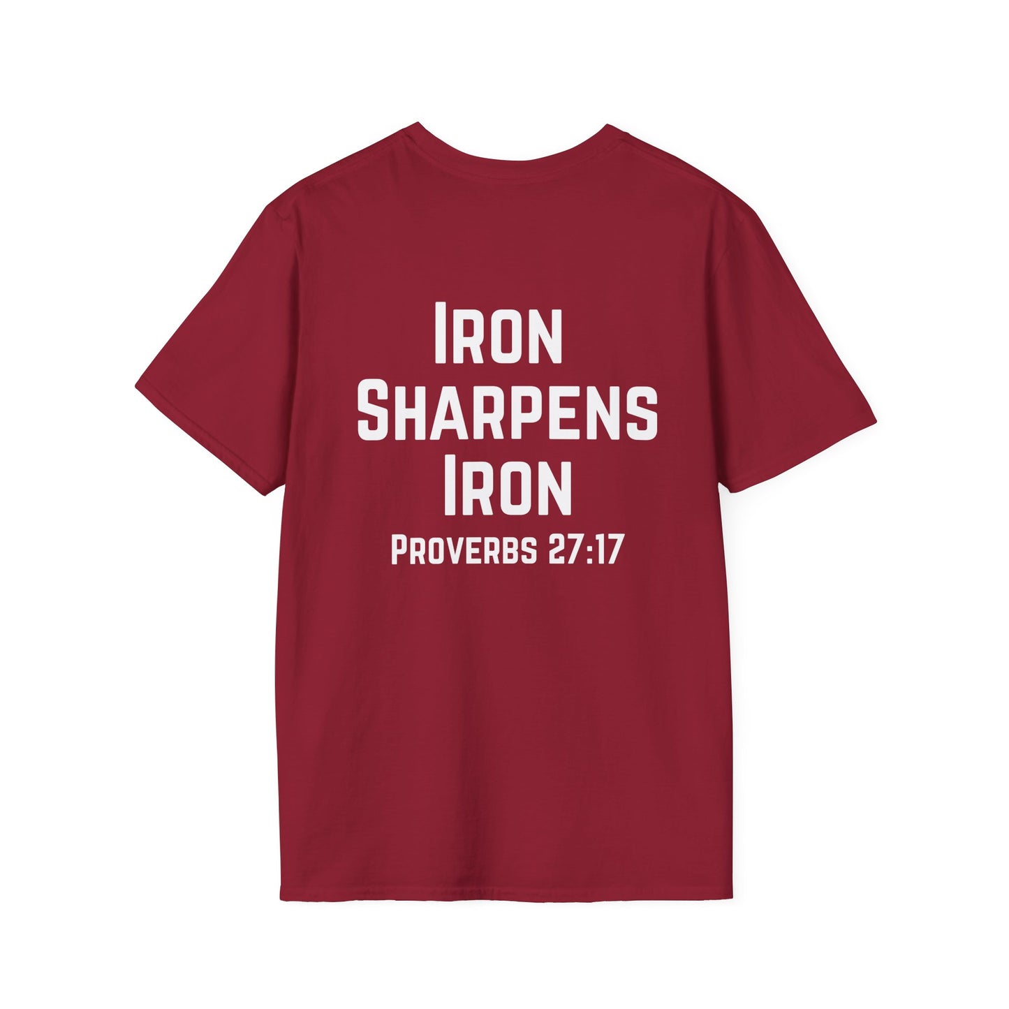 Christian Workout T-Shirt, Inspirational Bible Verse Fitness Tee, Religious Gym Apparel, Unisex Softstyle Shirt, Christian Athlete Clothing