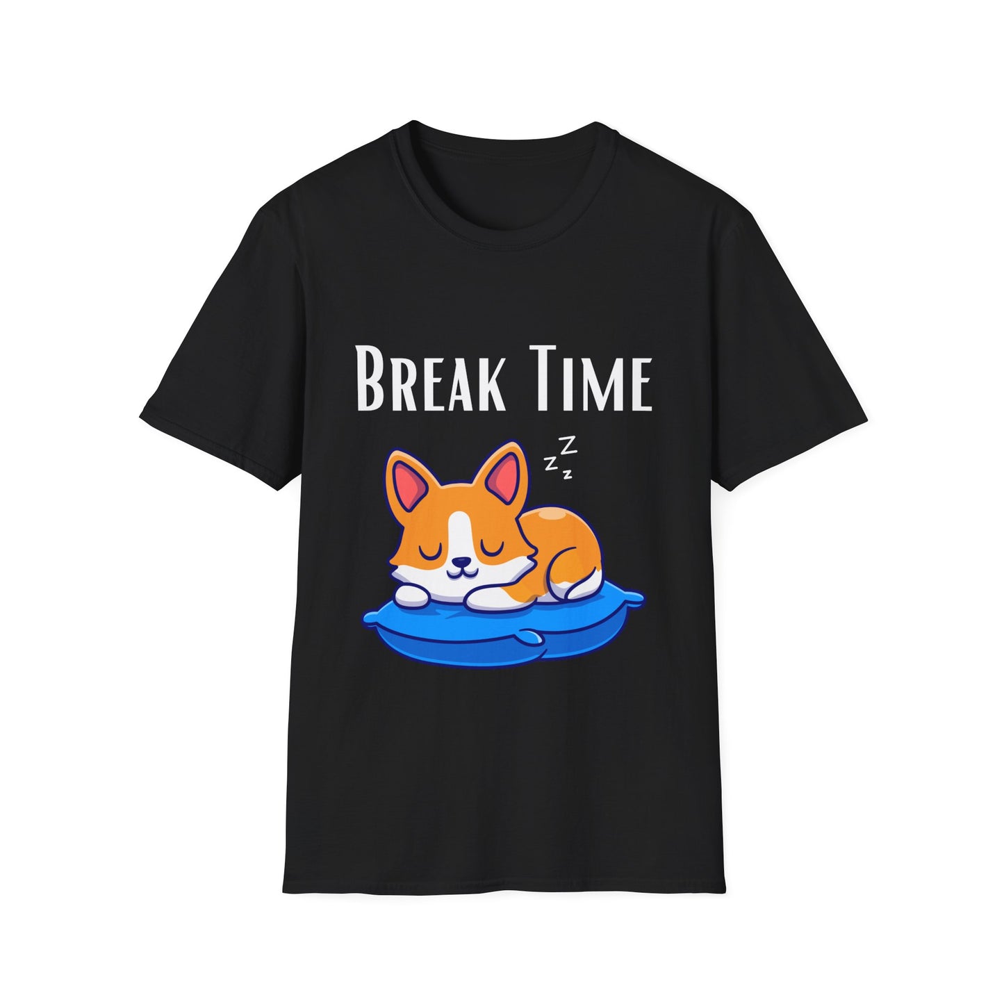 Cute Corgi T-shirt for Corgi Lover gifts Dog Lovers Shirt - Sleeping Corgi - Tired Dog Mom T shirt - Break Time T-shirts