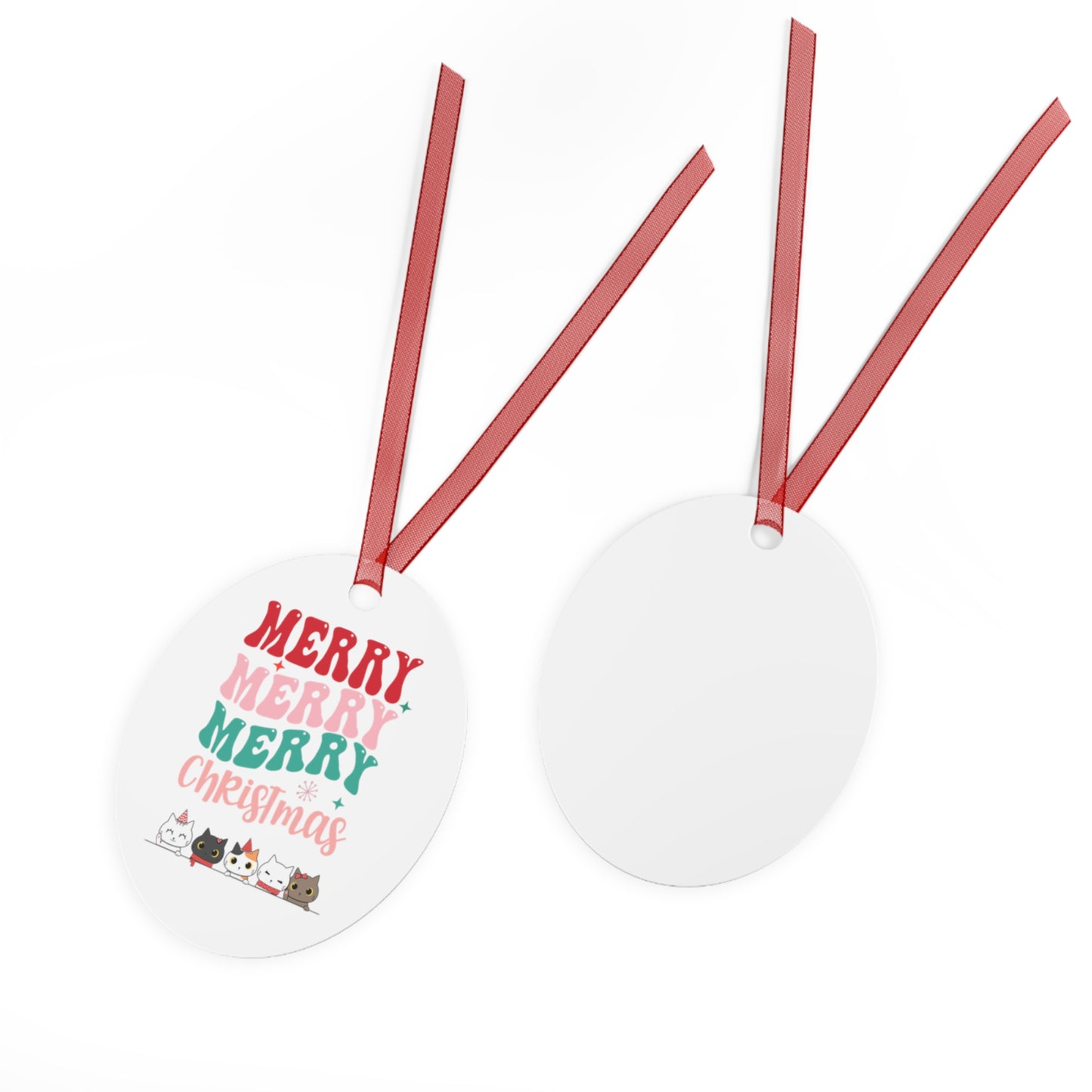 Groovy Cat Ornament for Retro Christmas Ornaments for Funny Christmas Tree Ornaments for Cats Tree Ornaments for Cat Lover gift