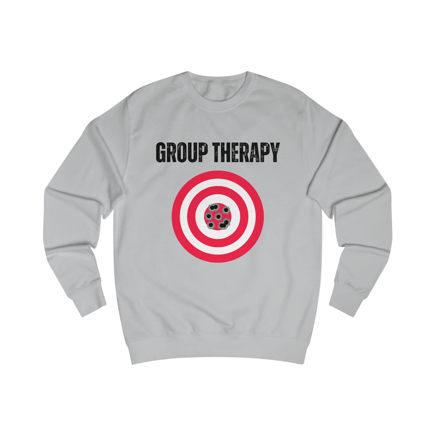 Funny SweatShirt - Group Therapy Shooting - Guns Sweatshirt for Pro Gun lover gift for him - Gun Pullover Sweater for Gun Lover