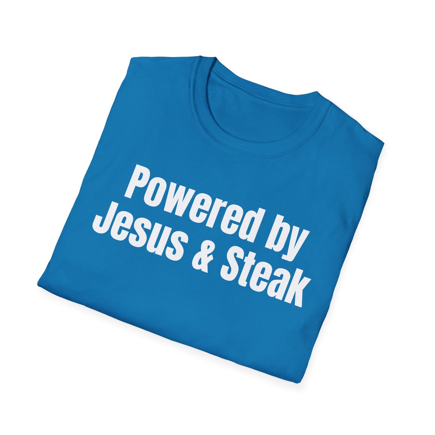 Jesus and Seak T Shirt for Gym Shirts for Christian gifts for Gym Lovers gift Religious Christian T-Shirt for Meat Lovers, Jesus-Powered Tee