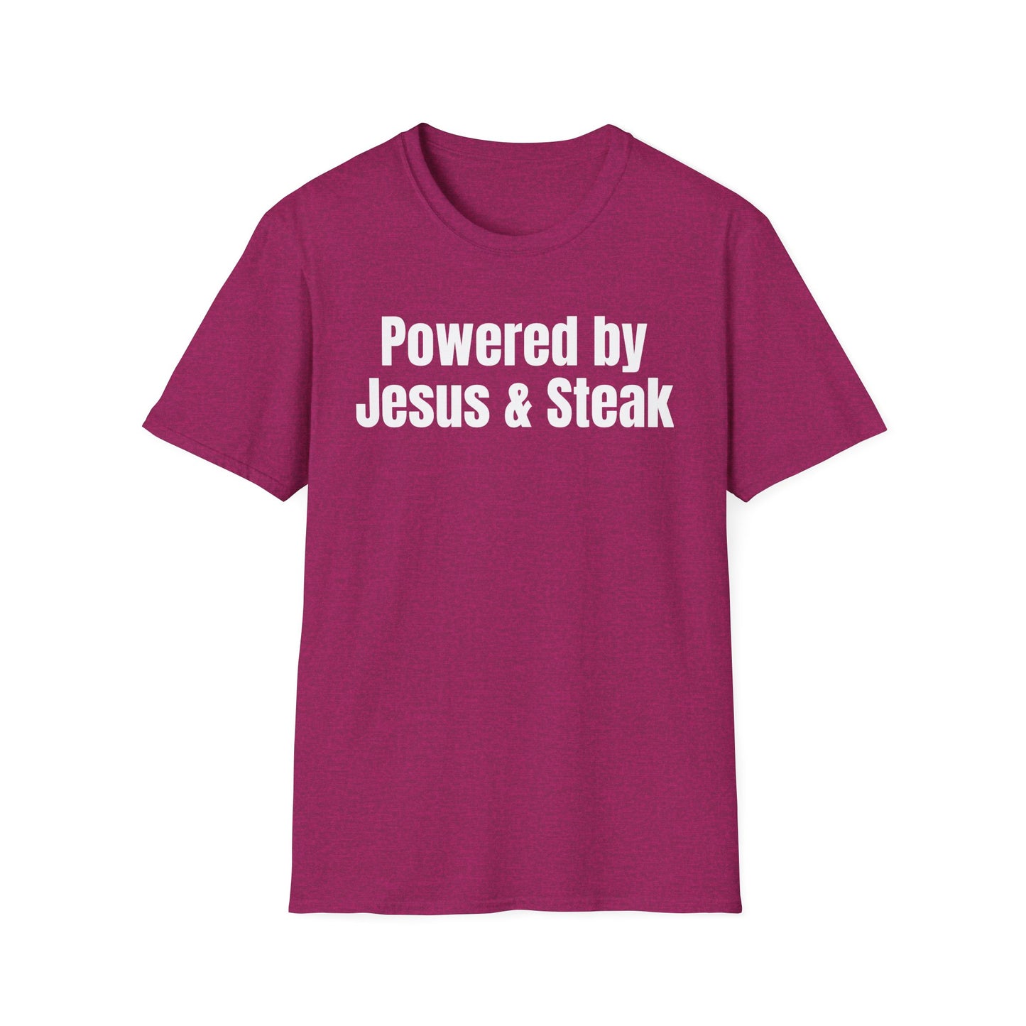Jesus and Seak T Shirt for Gym Shirts for Christian gifts for Gym Lovers gift Religious Christian T-Shirt for Meat Lovers, Jesus-Powered Tee