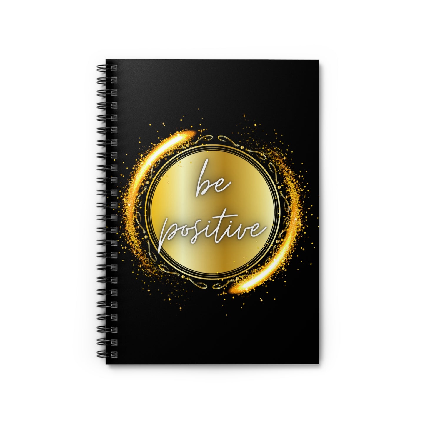 Be Positive Motivation Journal Pray Spiral Notebook - Ruled Line