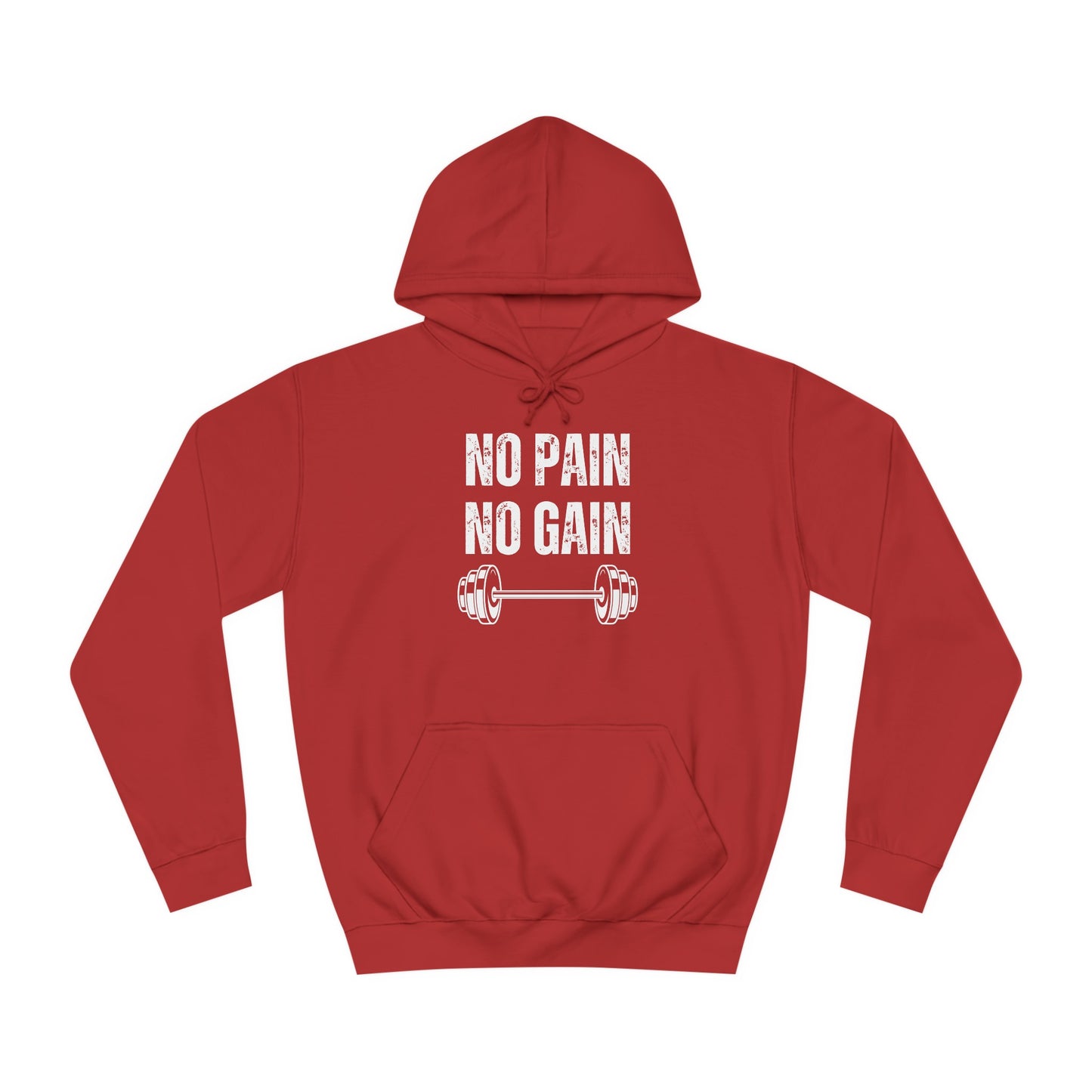 Gym Hoodie for Fitness Lover gift for Workout Lover gift for Powerlifting Hoodie Weightlifting Enthusiast NO PAIN No GAIN Hooded Sweatshirt