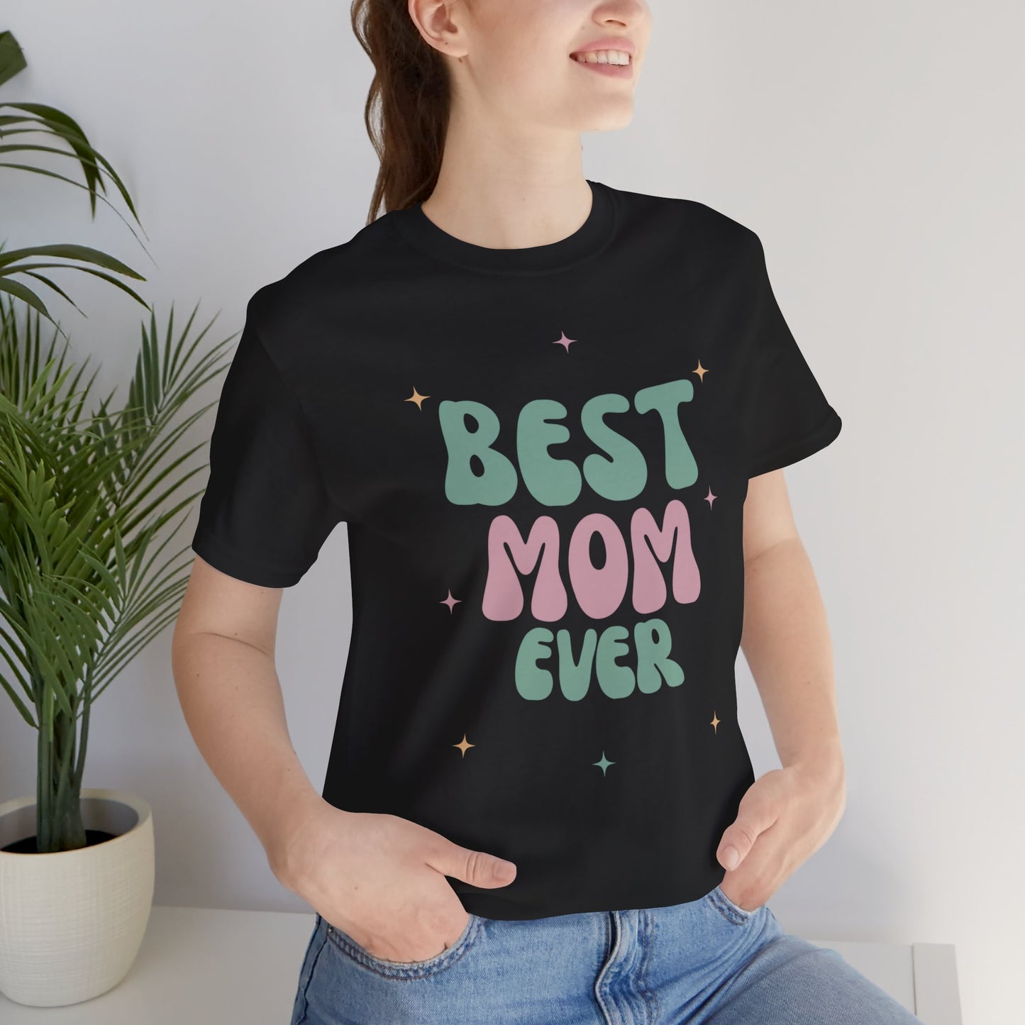 Best Mom Ever Shirt Groovy Funky T-shirts for Mom gifts for Mothers Day gift for Her Cute Momma Shirts Mommy T Shirts