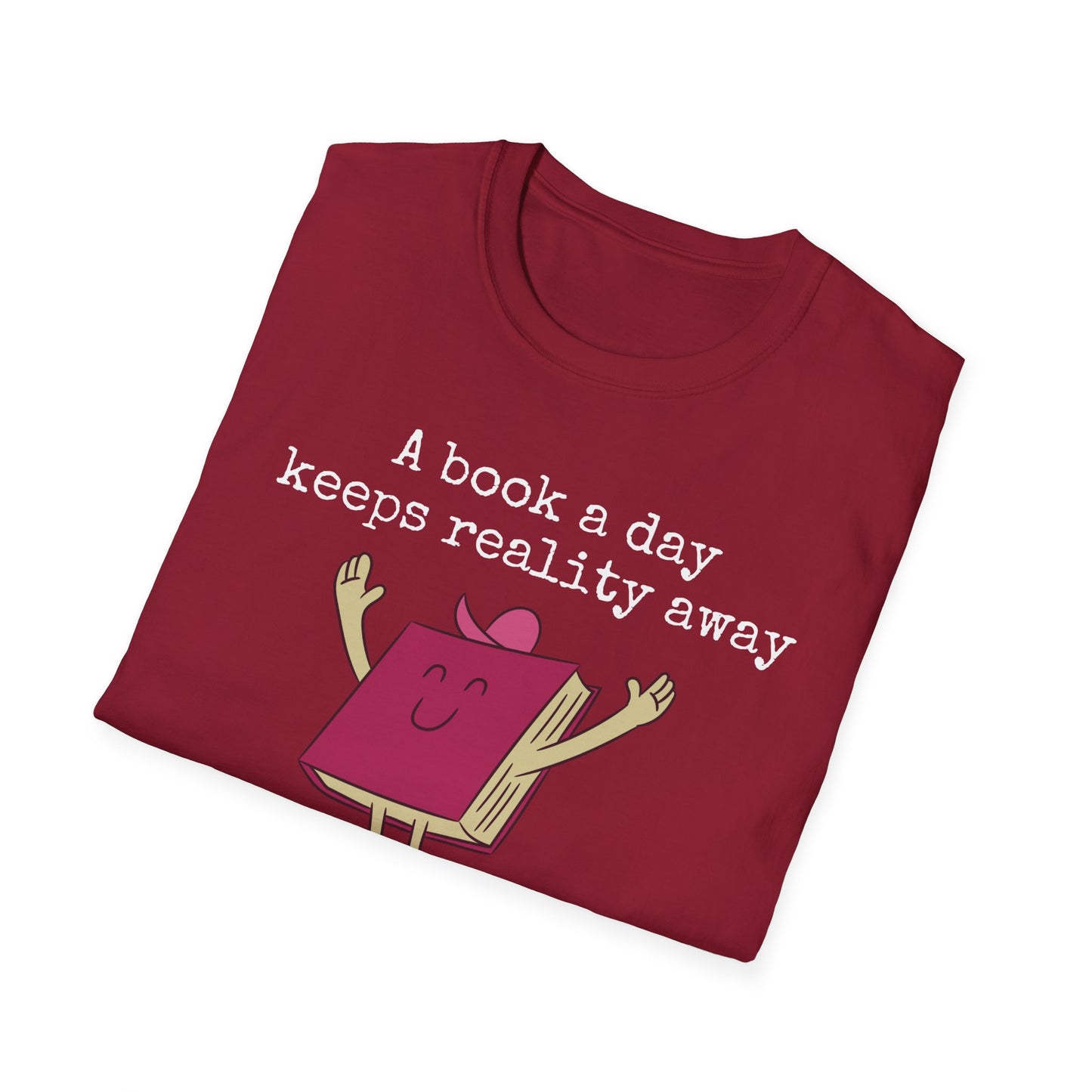 Bookish T Shirt for Reading Lover gift for Book Lover Tshirt Reading Shirt for BookWorm gifts for her A Book A Day Keeps Reality Away Tee