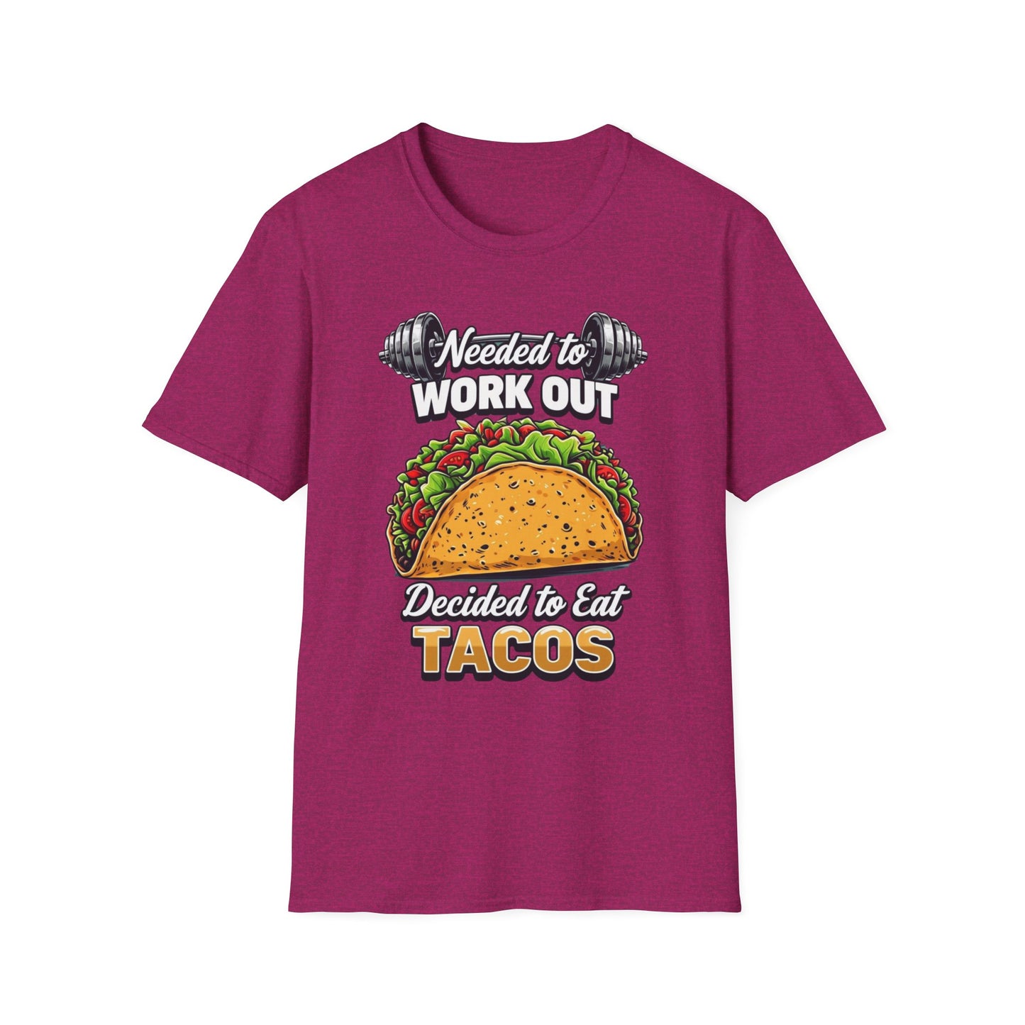 Taco Workout Shirt for Tacos Lover gift for Taco T Shirt for Gym TShirts Funny Taco Tee for Fitness Lover gifts for Foodie T-shirts for Him