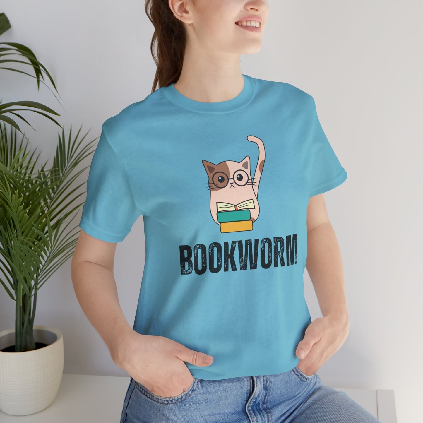 Book Worm Cat T-shirt Bookish shirt for Book Lover gift Cat Lover gift for Cats Mom T Shirt for Women's gifts for English Teacher gifts