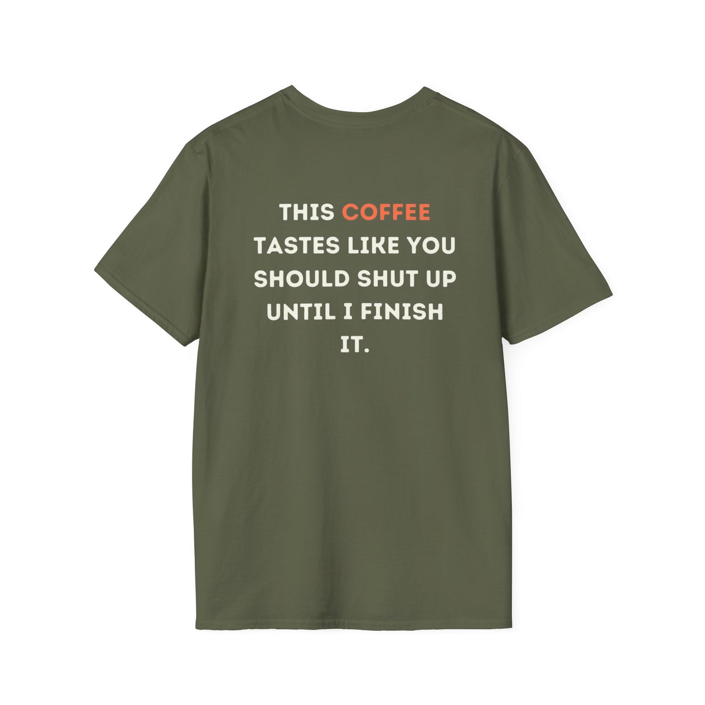 Funny Coffee and Sarcasm Unisex T-Shirt, Sarcastic Coffee Lover Top, Gift for Coffee Addicts, Humorous Tee, Novelty Shirt for Caffeine