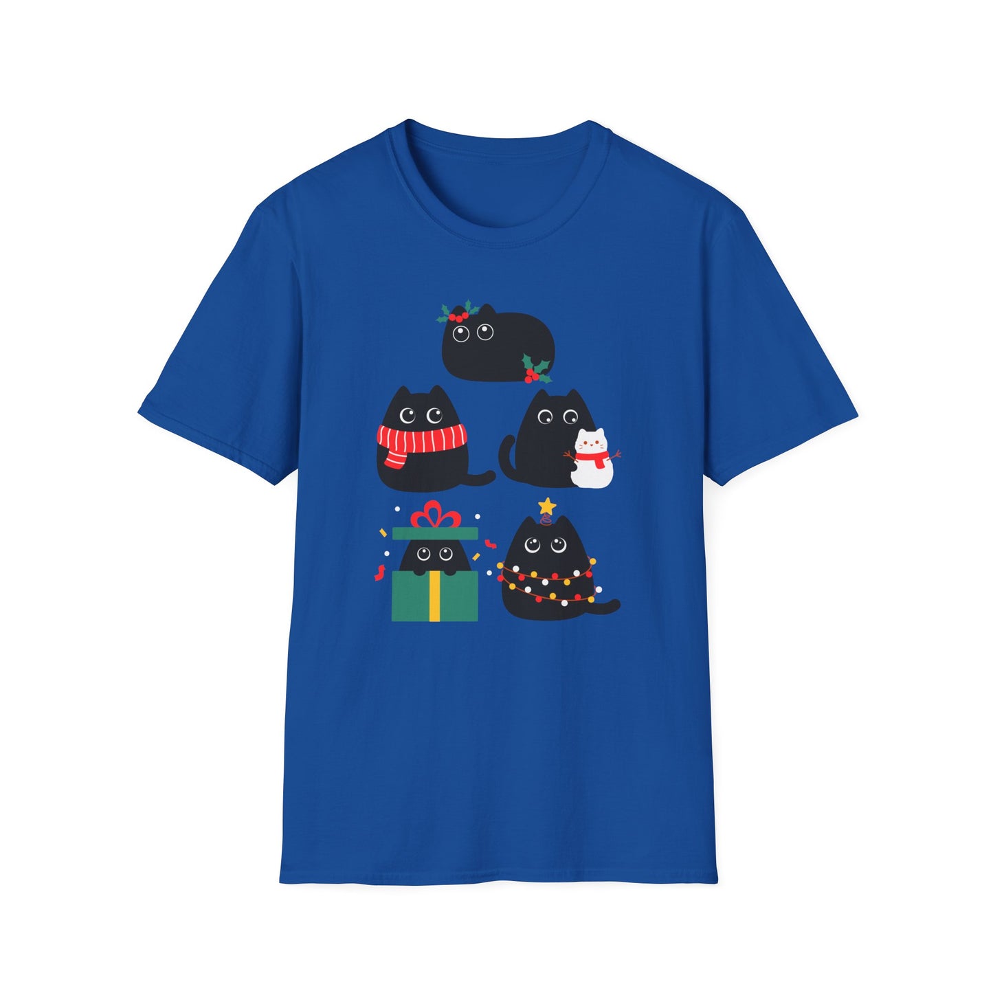 Adorable Cat T Shirt for Christmas presents for Cat Lover TShirts for Wife Christmas gift for Girlfriend gifts for Friends Birthday present