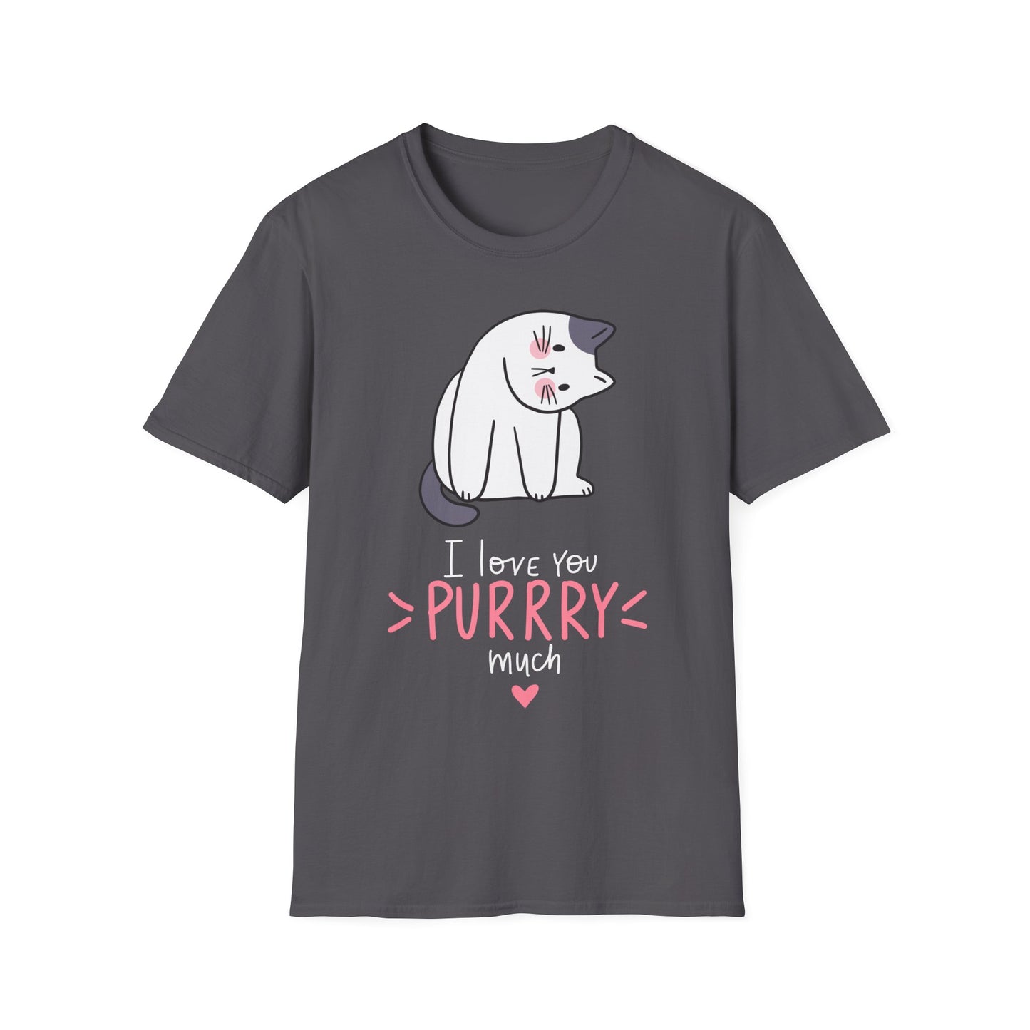 Cute Cat T-Shirt for Cat Lady gifts for Cat Mom Funny Cats Shirt for Cat Lover gift I Love You Purry Much T Shirt