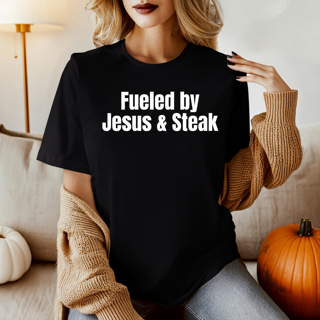 Jesus and Steak Tshirt for Steak Lover gifts for Christian T-shirts for Workout Lovers T-shirt Gym Tees for Christians T Shirts