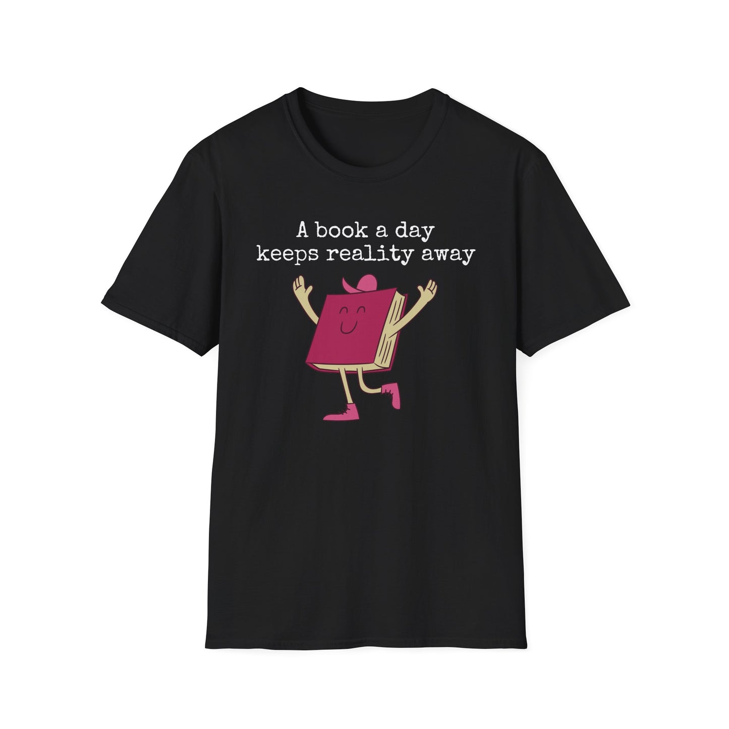 Bookish T Shirt for Reading Lover gift for Book Lover Tshirt Reading Shirt for BookWorm gifts for her A Book A Day Keeps Reality Away Tee