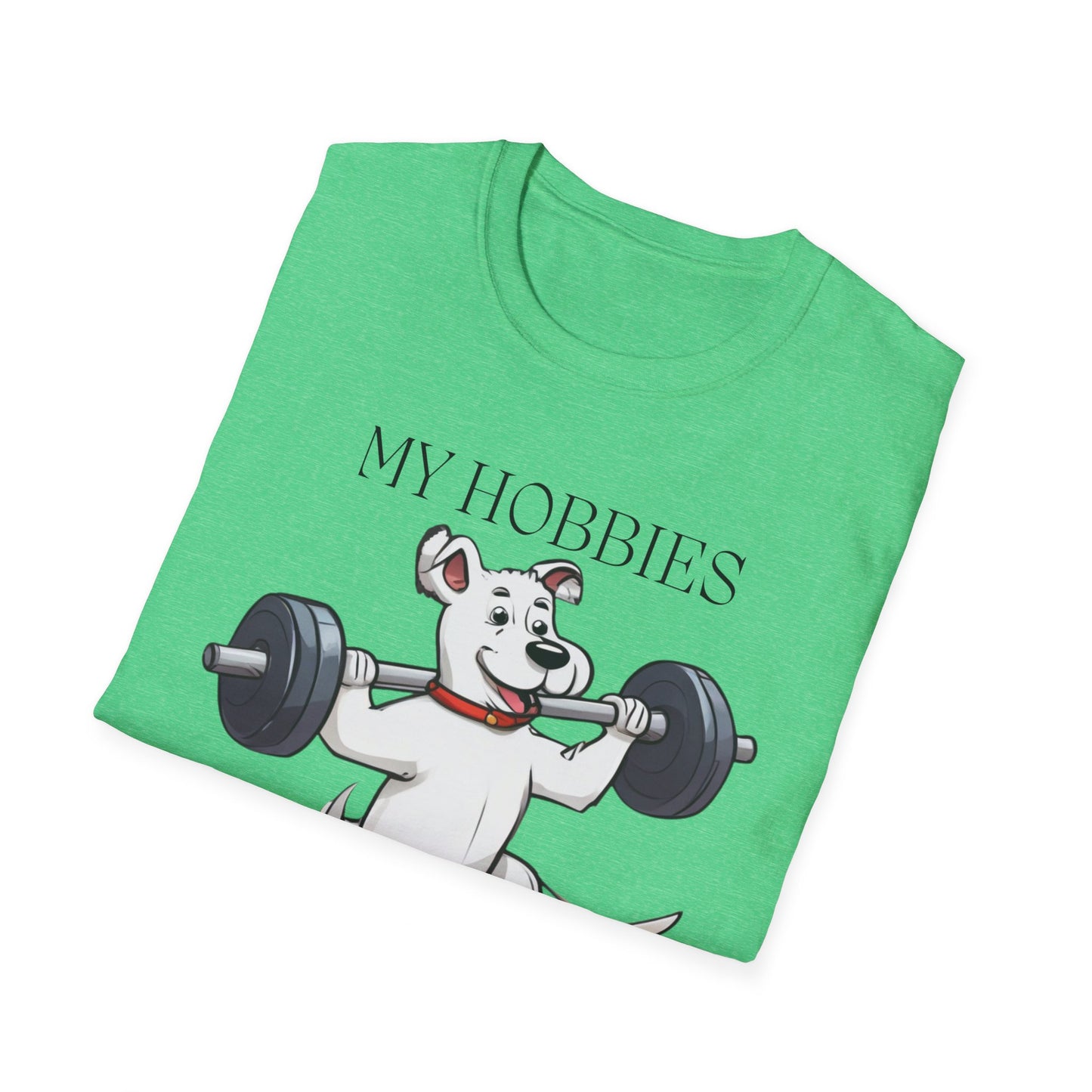 Dog Workout Shirt Funny Dogs Weightlifting T-shirt for Gym Lover gift for Dog Lover gifts for Her Cartoon Dog T Shirts Funny Powerlifting gift