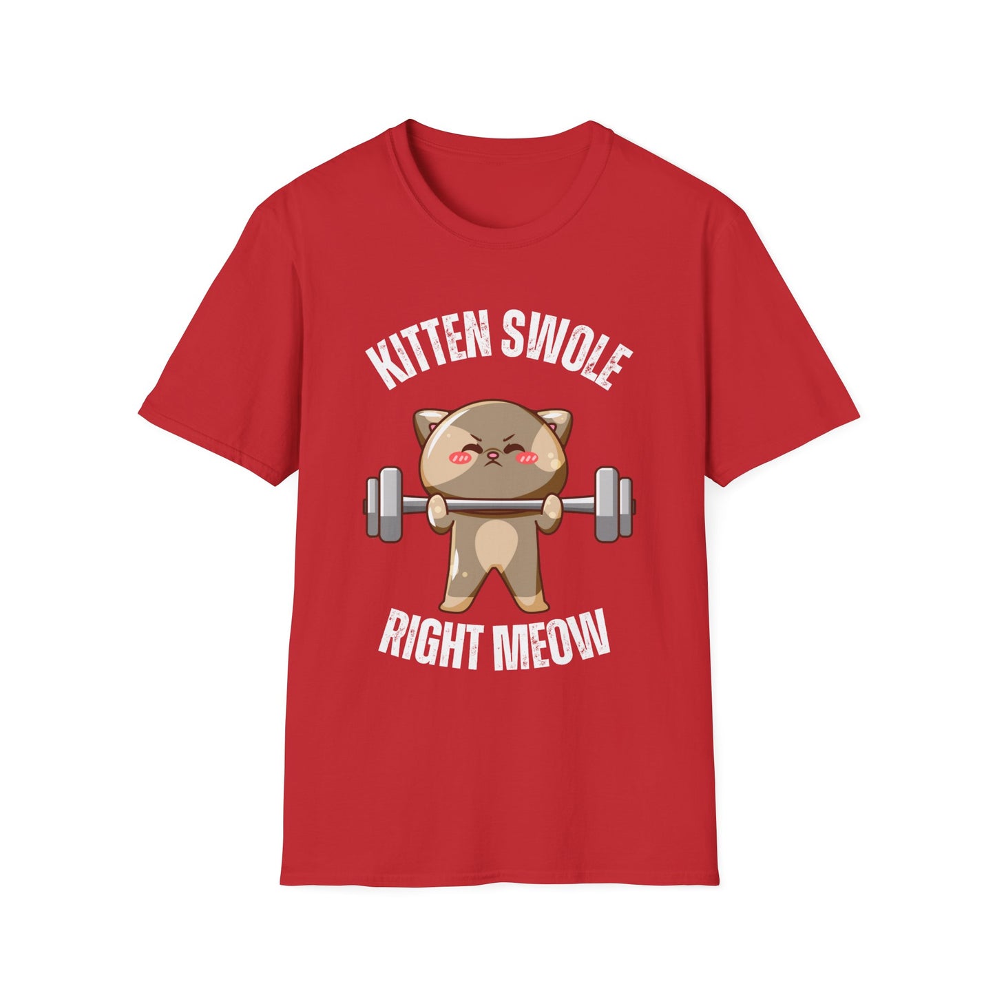 Funny Workout T-Shirt for Cat Lover gift for Gym Lover T Shirt, Funny Cat Shirt for Fitness Lover gift for Cat Lovers KITTEN Swole