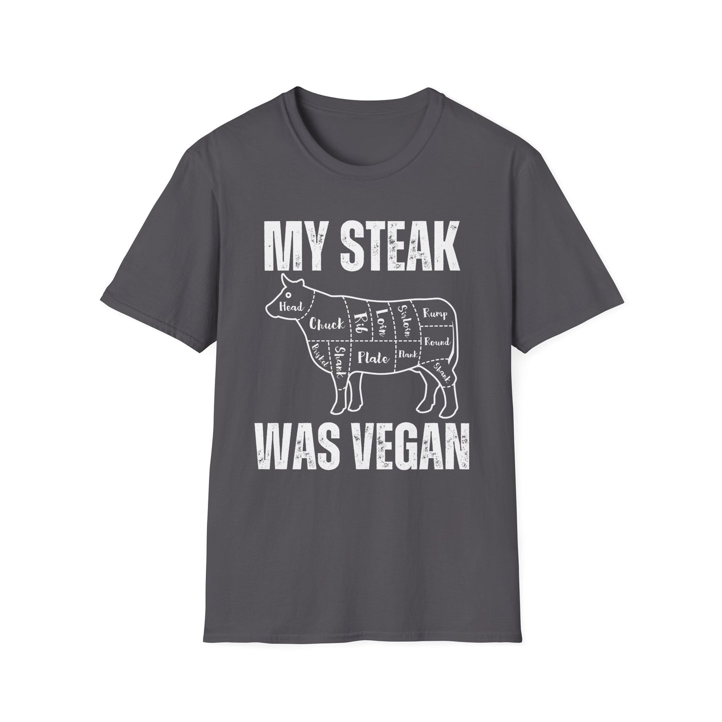 Funny T-shirt for Steak Lover gift for Meat Lover Shirt for Carnivore T Shirt My Steak Was Vegan Tee, Second Hand Vegan