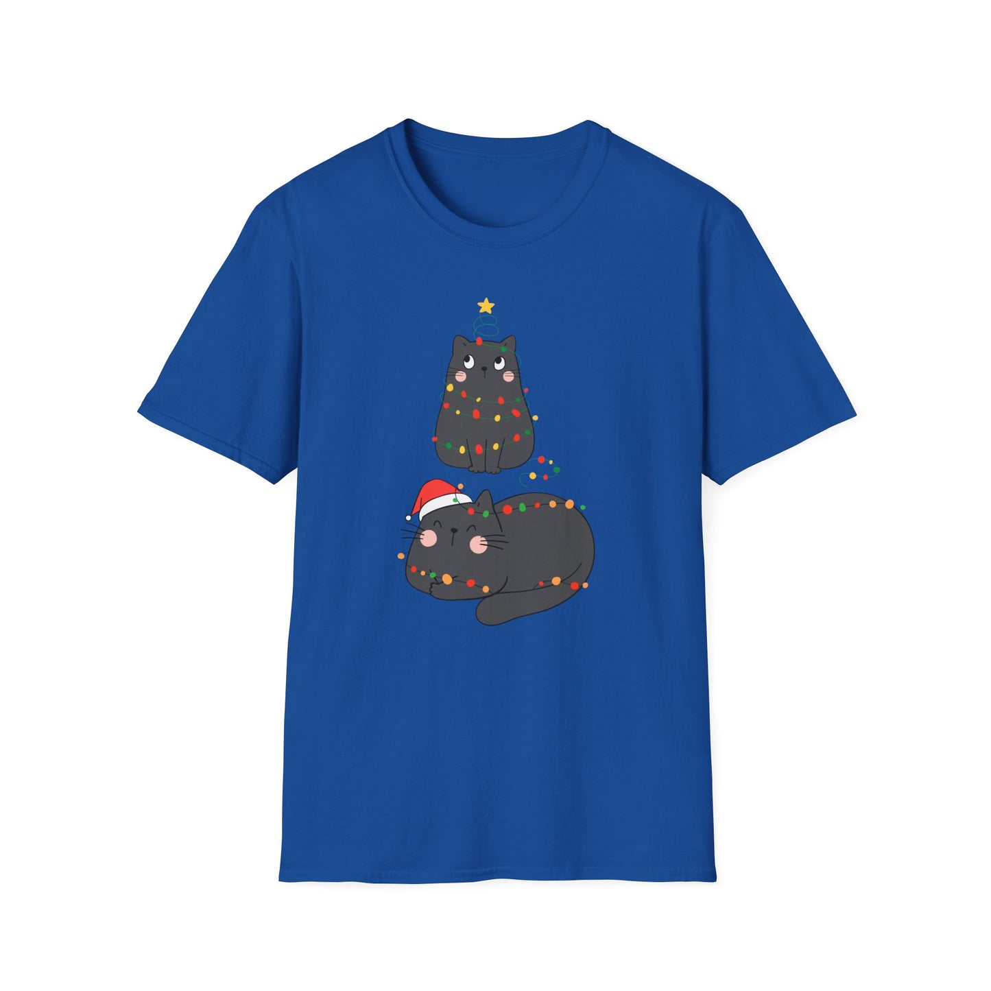Comfy Cat Shirt for Christmas gift for Cat Lovers T-shirt for Cats Mom gifts for Friends Birthday presents for Cat Enthusiast Tshirts Her