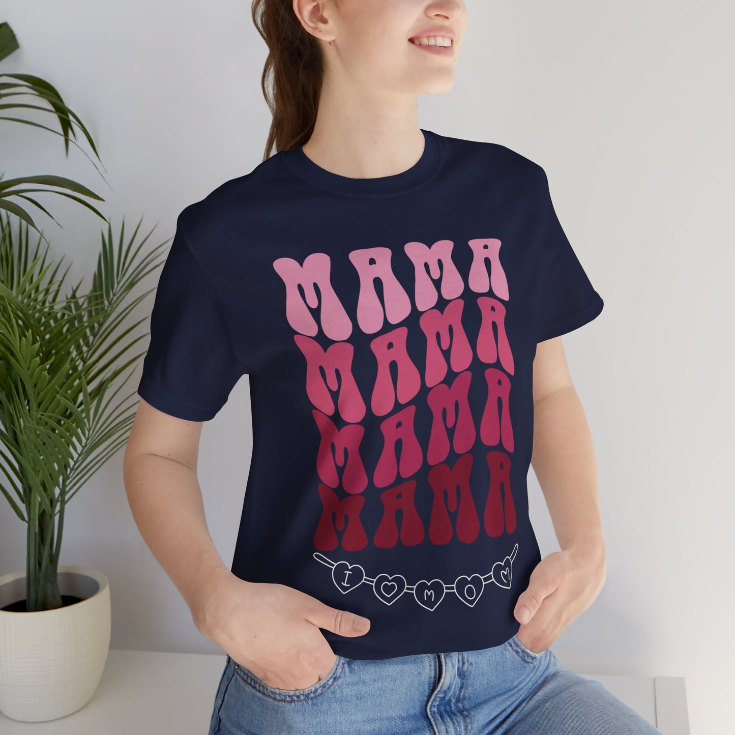 MAMA T Shirt Groovy Moms T-shirts for Mom gifts for Mothers Day gift for Her Cute Momma Shirts Mommy T Shirts Mom is the best