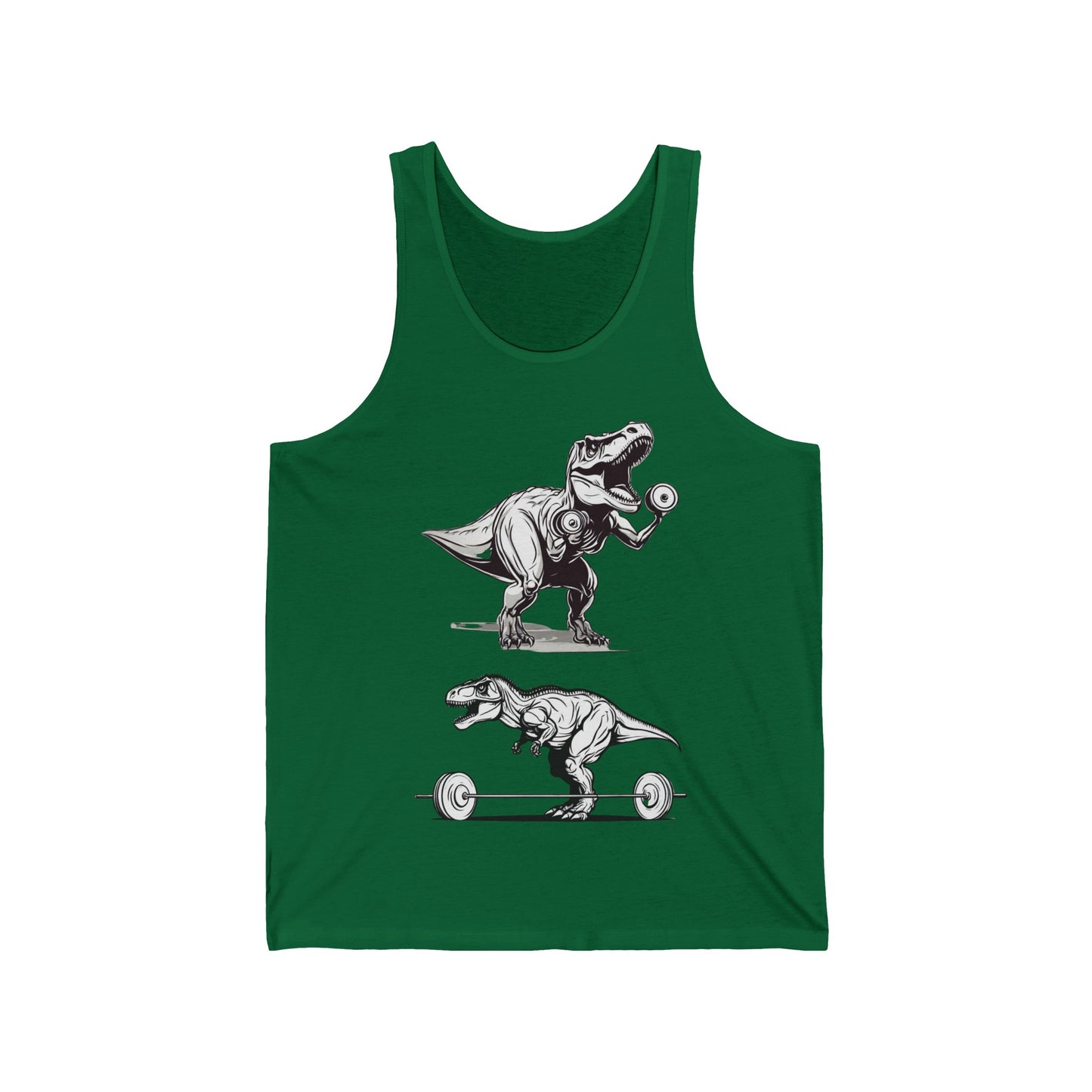 Funny T-Rex Lifting Weights Tank Top for Gym gift Workout enthusiast T-shirt Funny Workout Top for Dinosaur Lover gift for Gym Rat Shirt