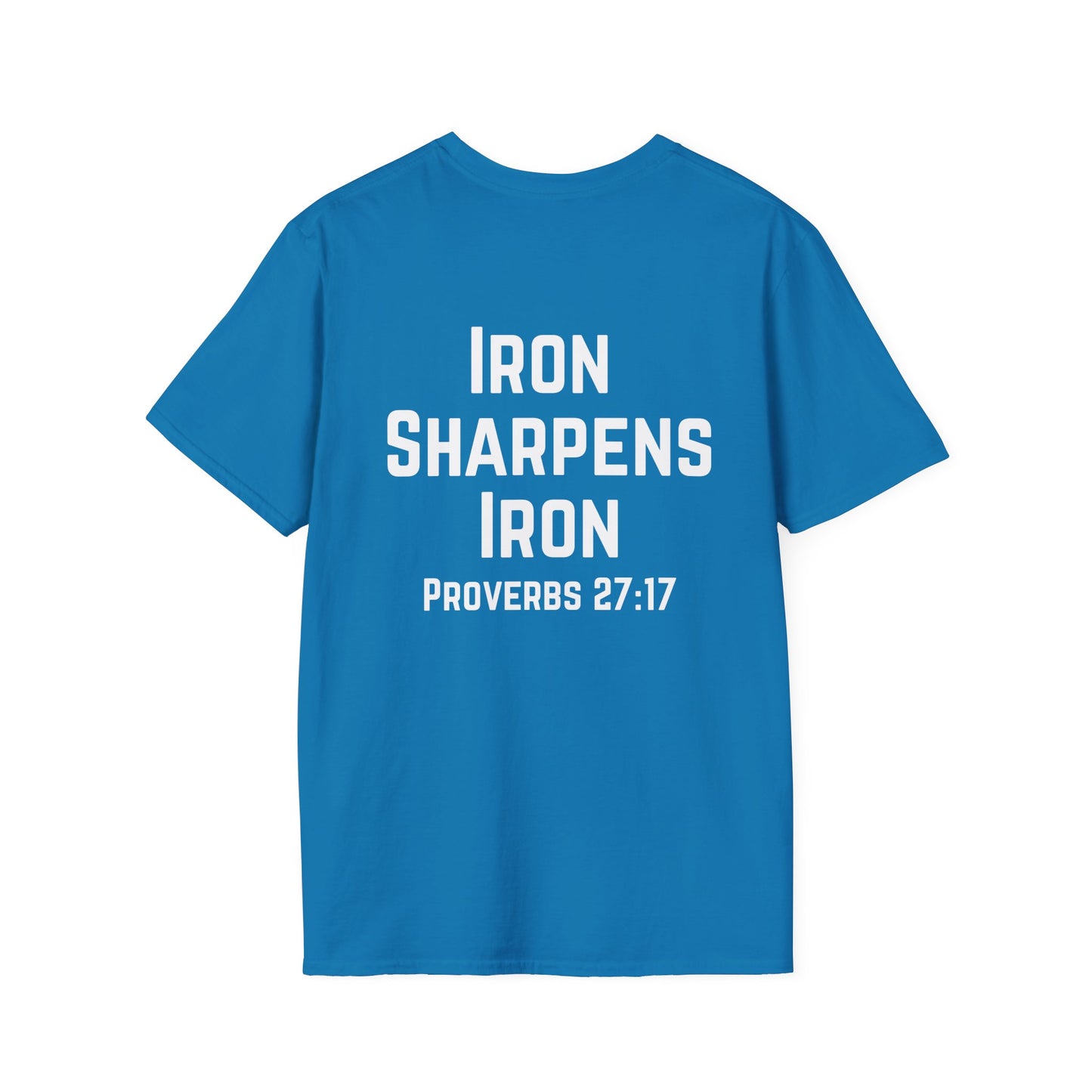 Christian Workout T-Shirt, Inspirational Bible Verse Fitness Tee, Religious Gym Apparel, Unisex Softstyle Shirt, Christian Athlete Clothing