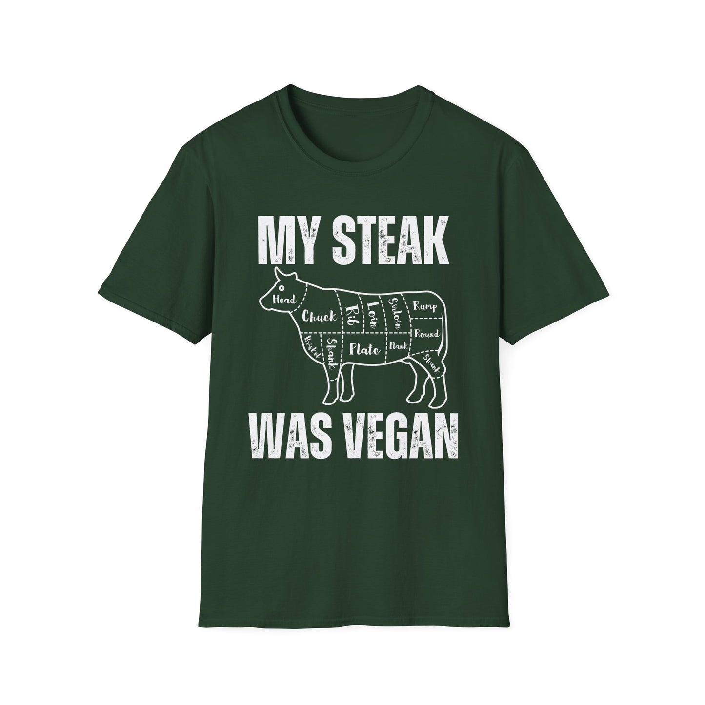 Funny T-shirt for Steak Lover gift for Meat Lover Shirt for Carnivore T Shirt My Steak Was Vegan Tee, Second Hand Vegan