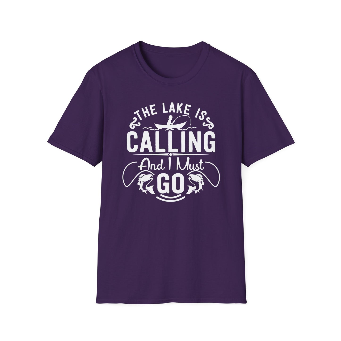Fishing Shirt for Hunting gifts for Christmas present for Hunter gift Hunting T Shirt Fisher T-shirts for Fishing gifts The Lake is Calling