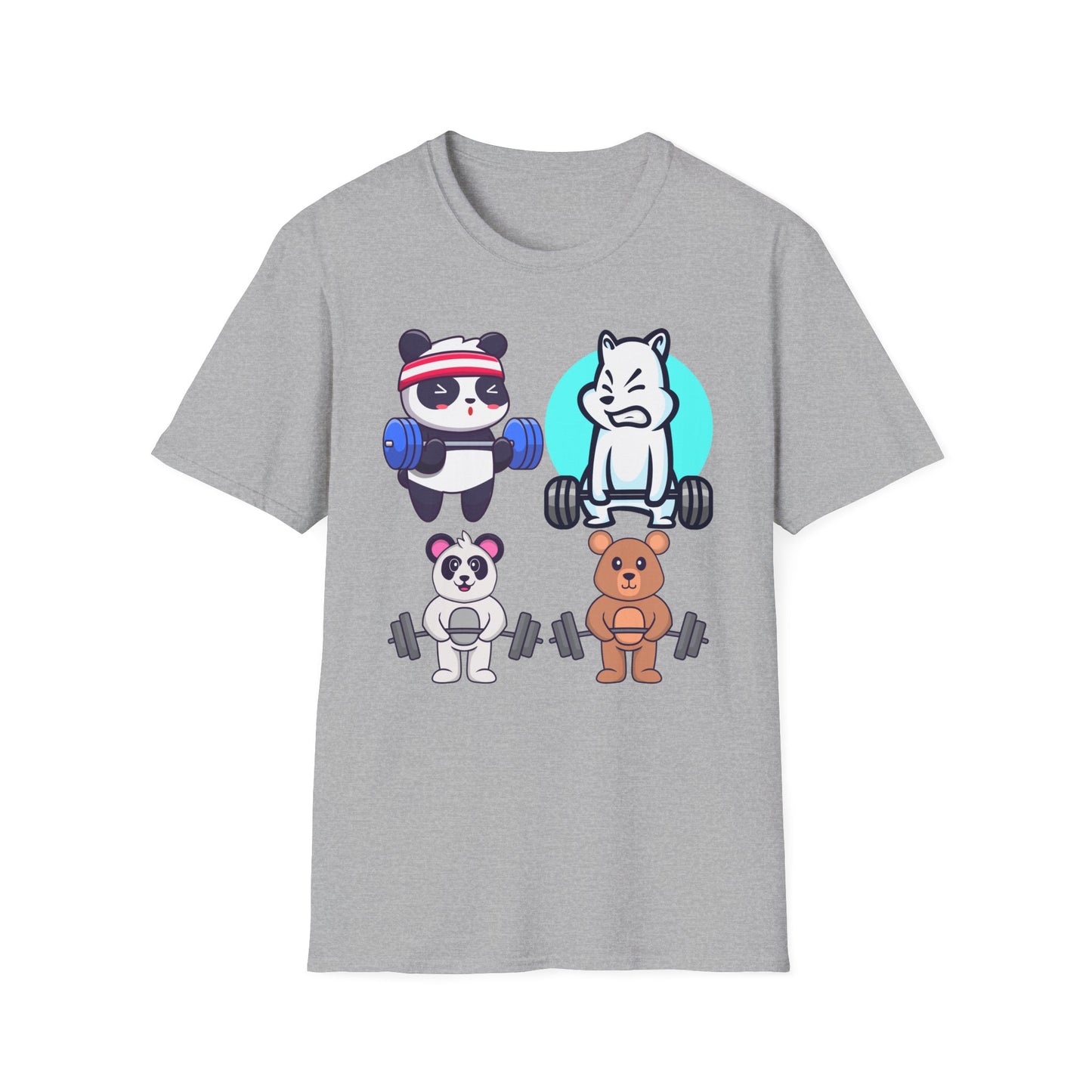 Funny Workout T-shirt for Panda Lover gift for GYM Lover Shirt Funny Bear Working out Tee for Bear Lover Fitness Lover T shirt